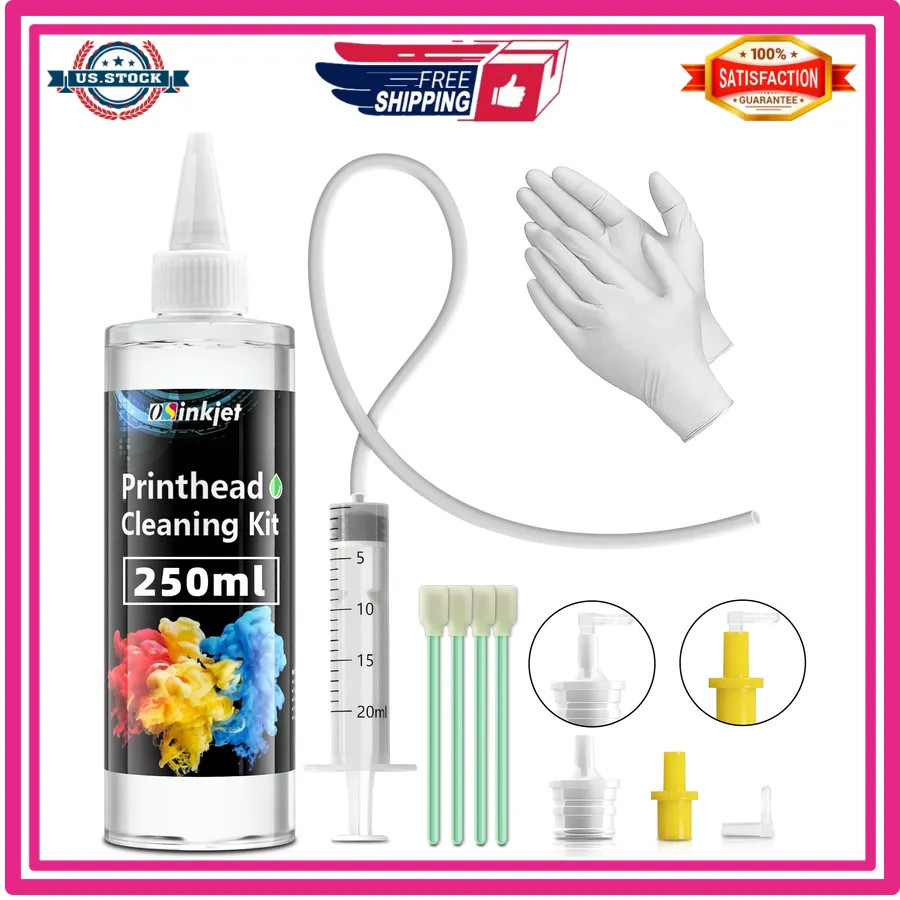 250ml Universal Printhead Cleaning Kit for Epson HP Canon Brother Inkjet Prin...