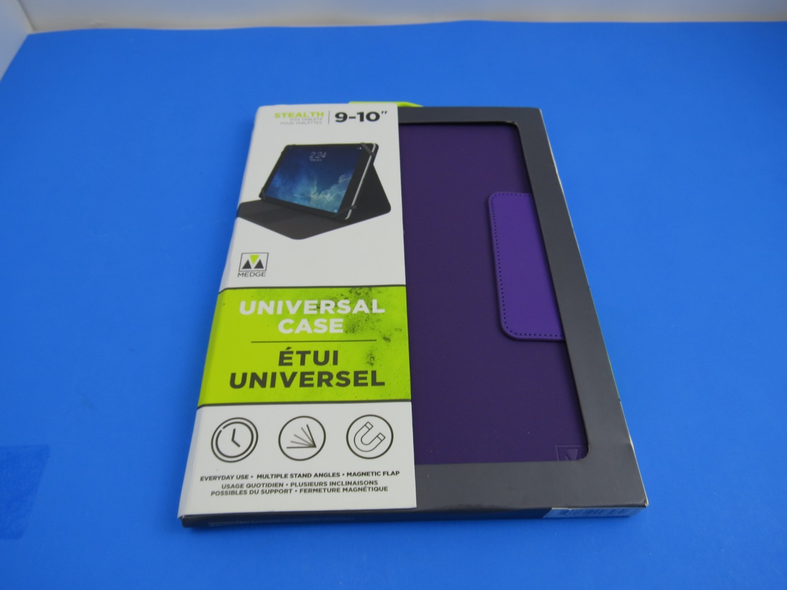 Medge Universal Case Folding Stand for Tablet 9-10" Purple