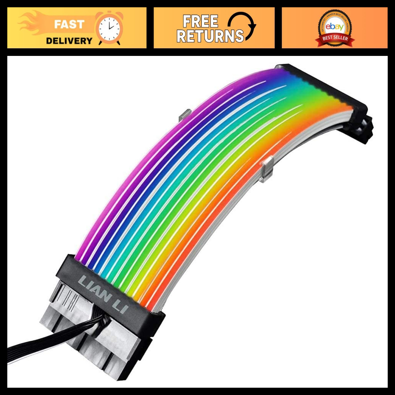 Addressable RGB Strimer Plus 24-Pin Cable Extension for PC Gaming Setup