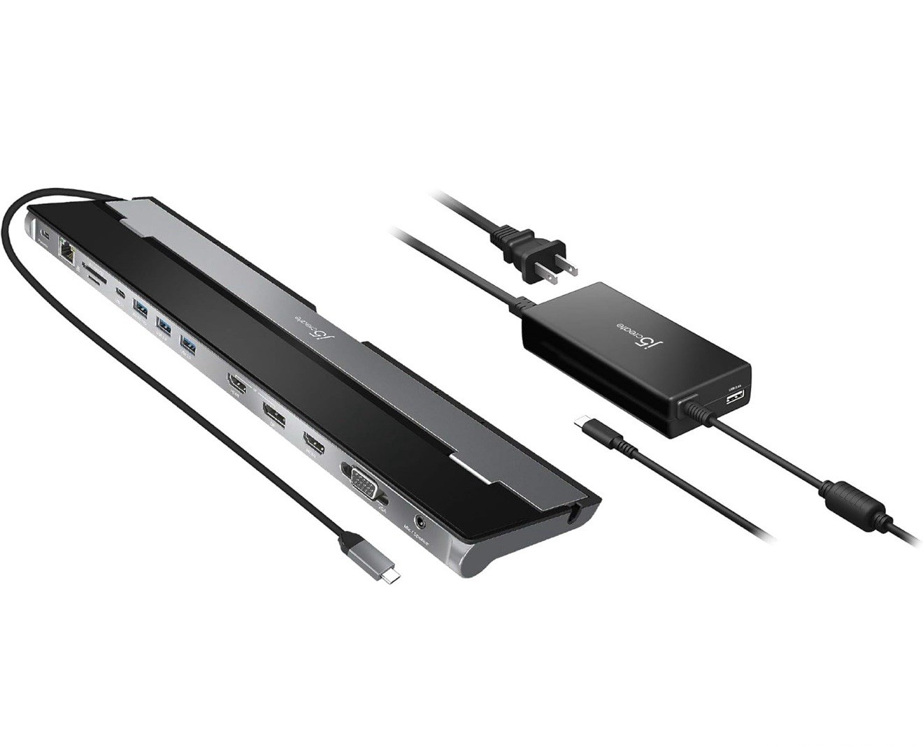 USB Type C Docking Station with 100W PD Charger Supports 3 Displays | HDMI 13-1