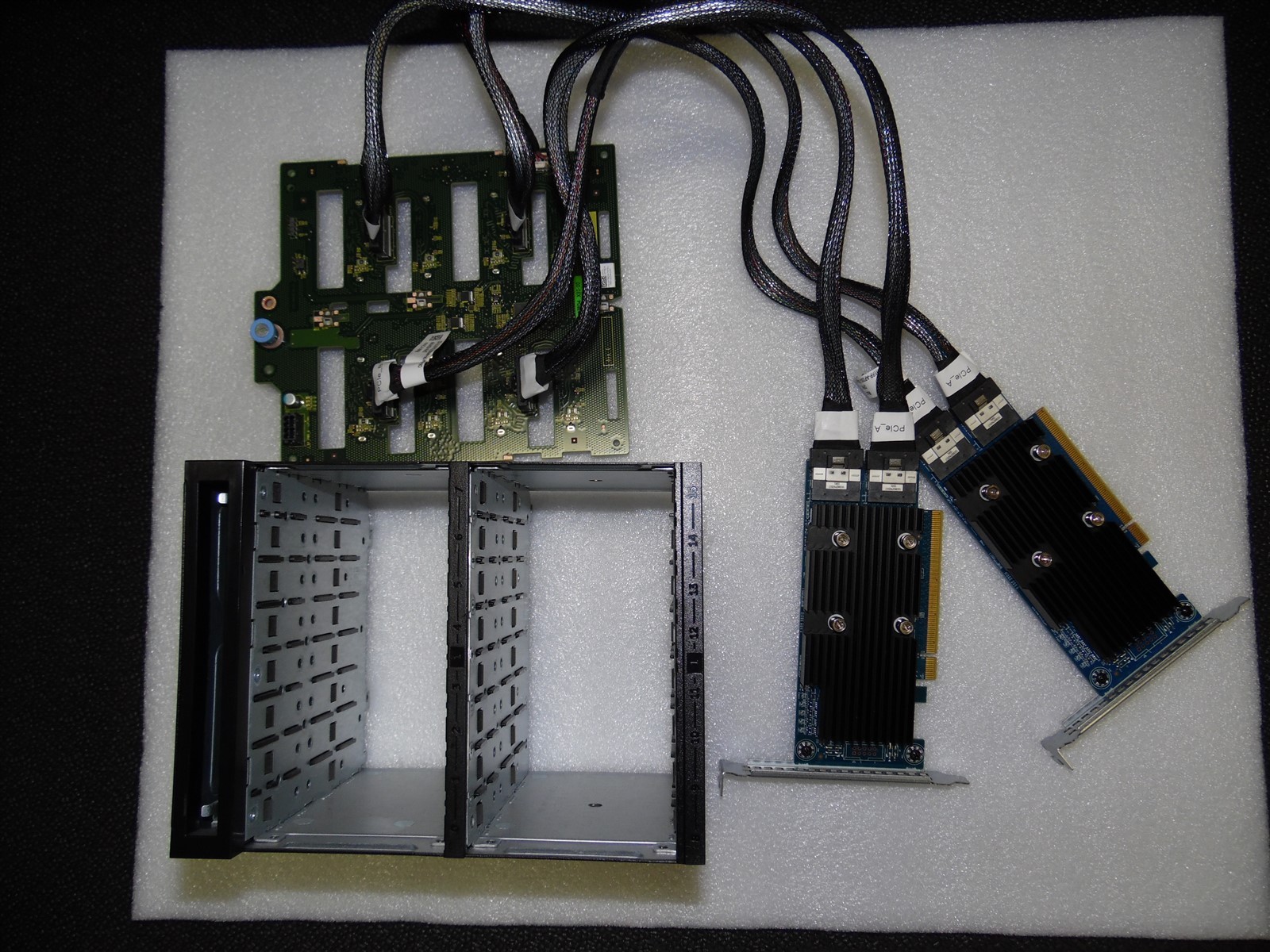 DELL POWEREDGE T640 8 BAY SSD PCIE HDD NVME EXPANDER BACKPLANE, CAGE KIT