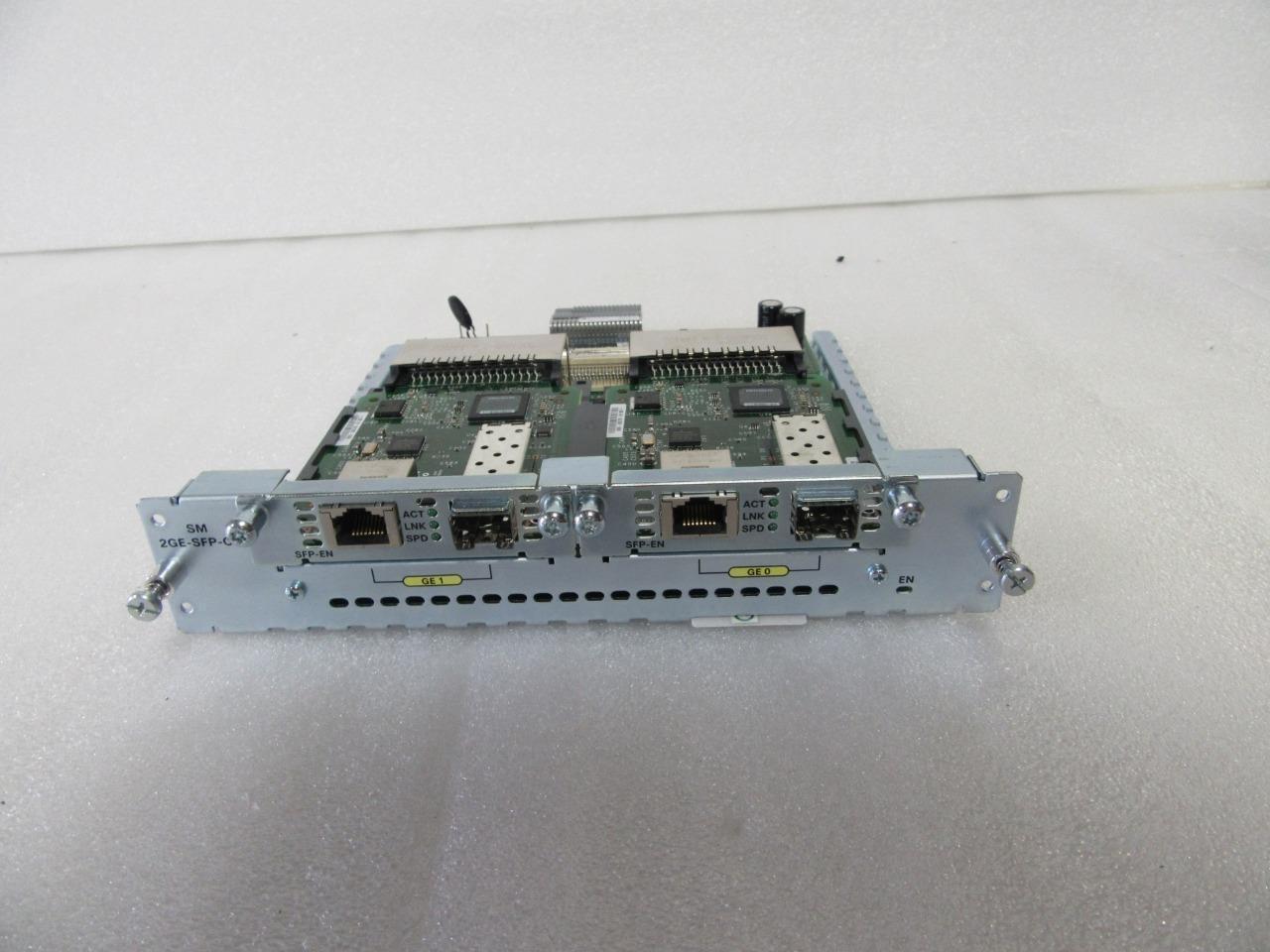 Cisco SM-2GE-SFP-CU Service Module W/ 2x EHWIC-1GE-SFP-CU