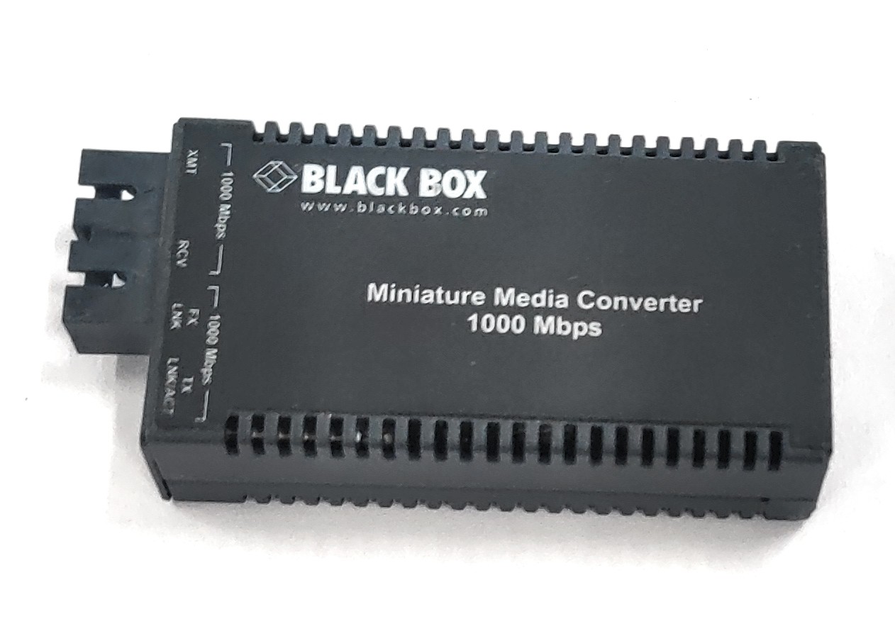 Black Box LGC010A-R2 Gigabit Ethernet Media Converter 1000-Mbps 850nm, 0.3km, SC