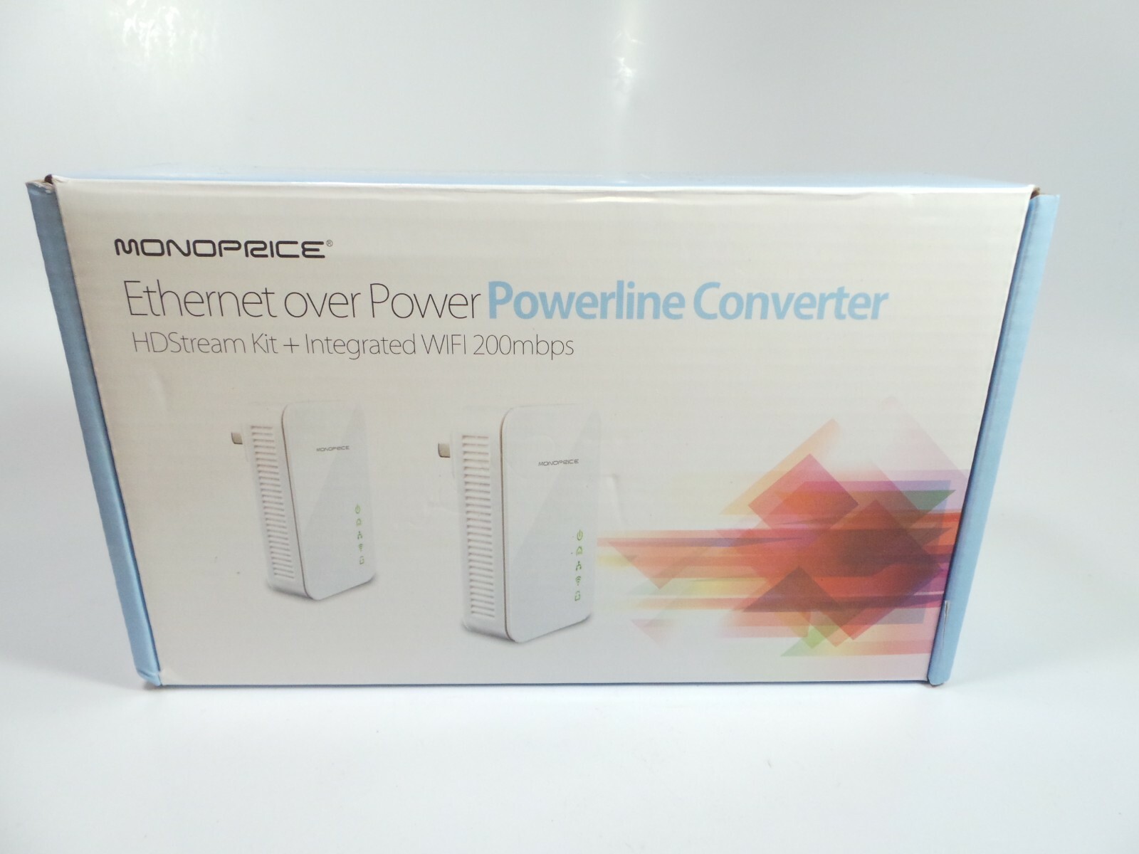 Monoprice Ethernet Over Power Adapter - Powerline 200M Ethernet Bridge
