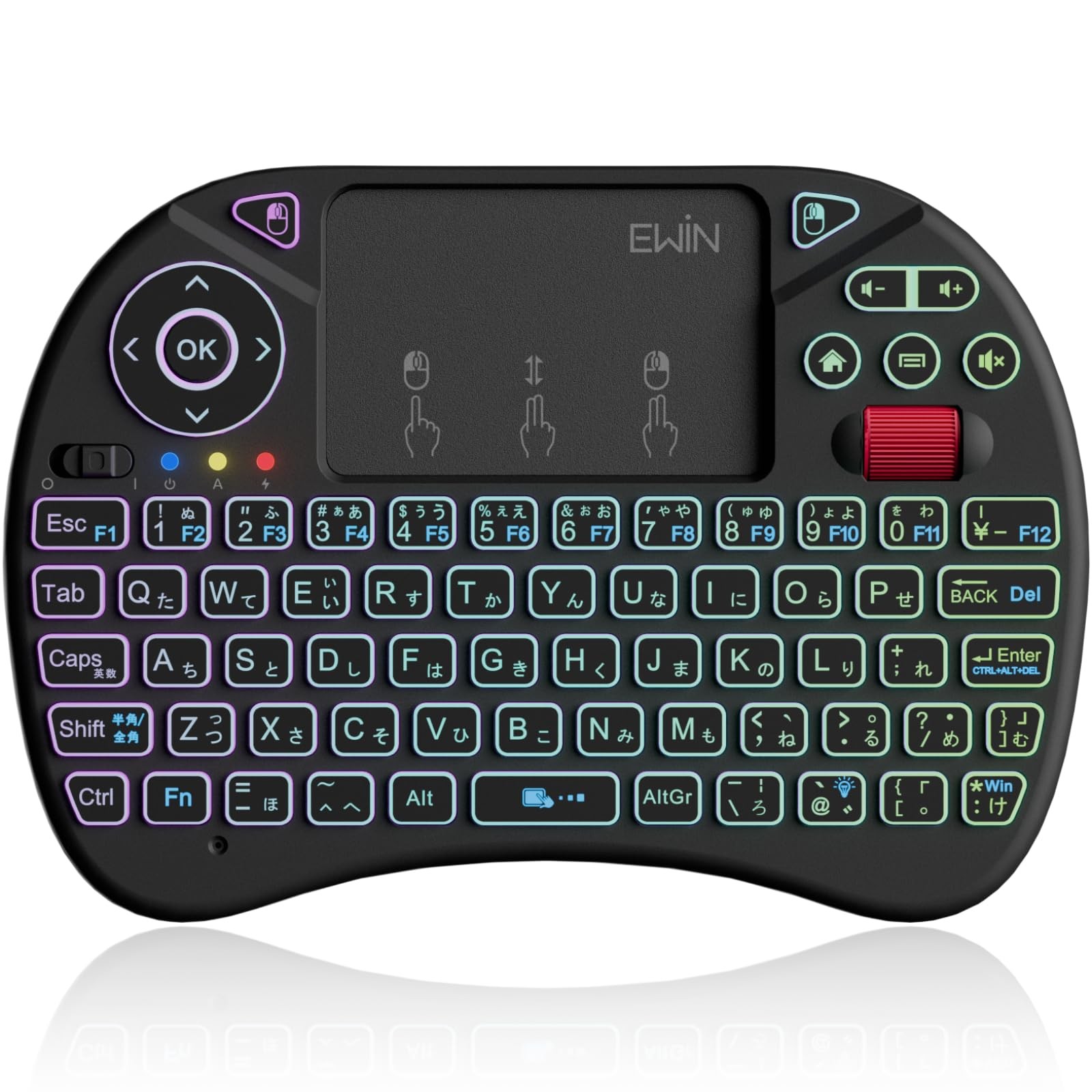 Ewin 2018 New model Mini keyboard Wireless type 2.4 GHz Mouse integrated
