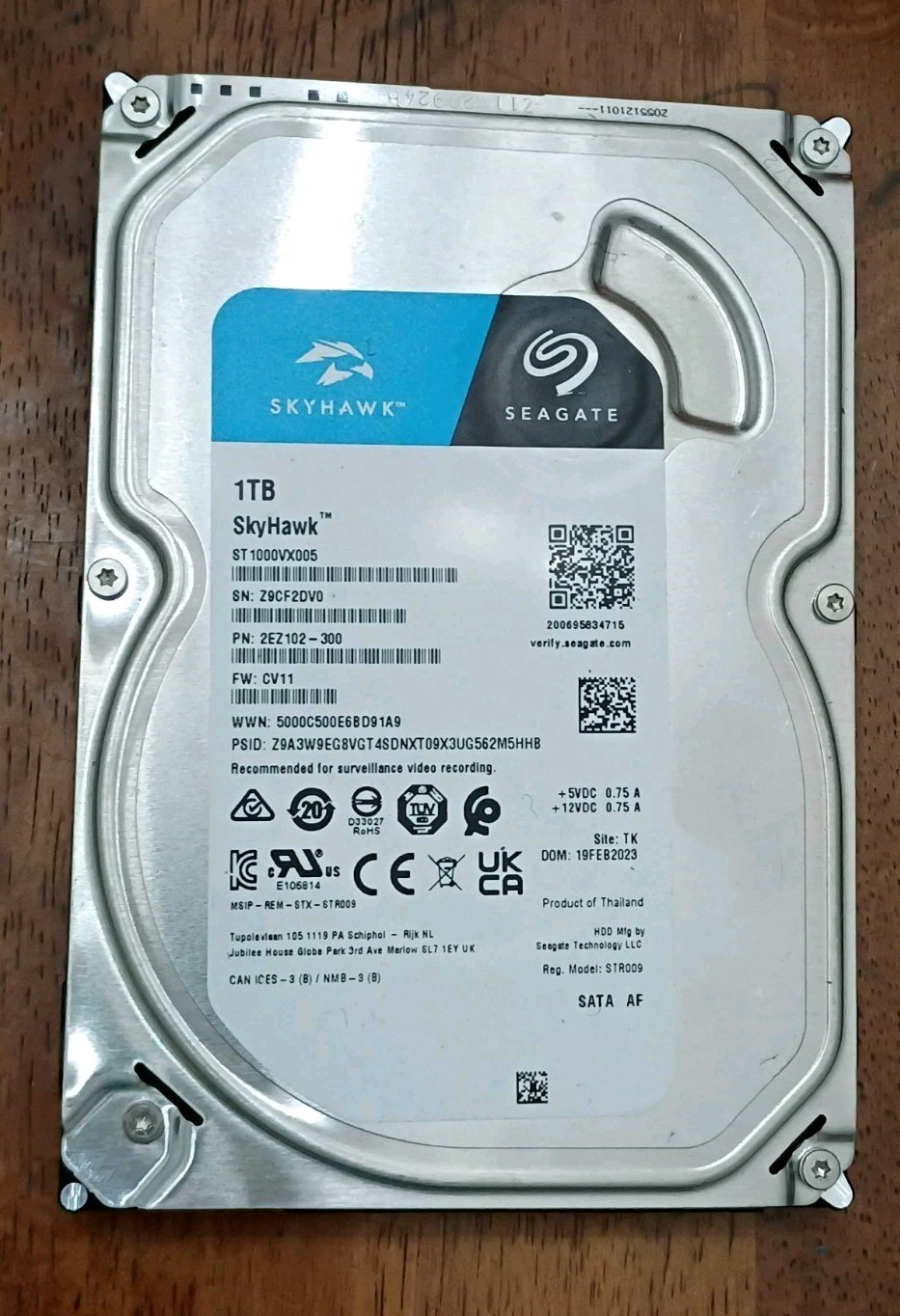 Seagate Skyhawk 1TB ST1000VX005 HDD Refurbished