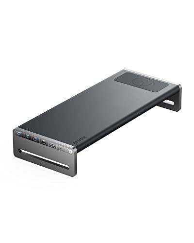 Anker 675 USB-C Docking Station 12-in-1 Monitor Stand with Wireless Charging
