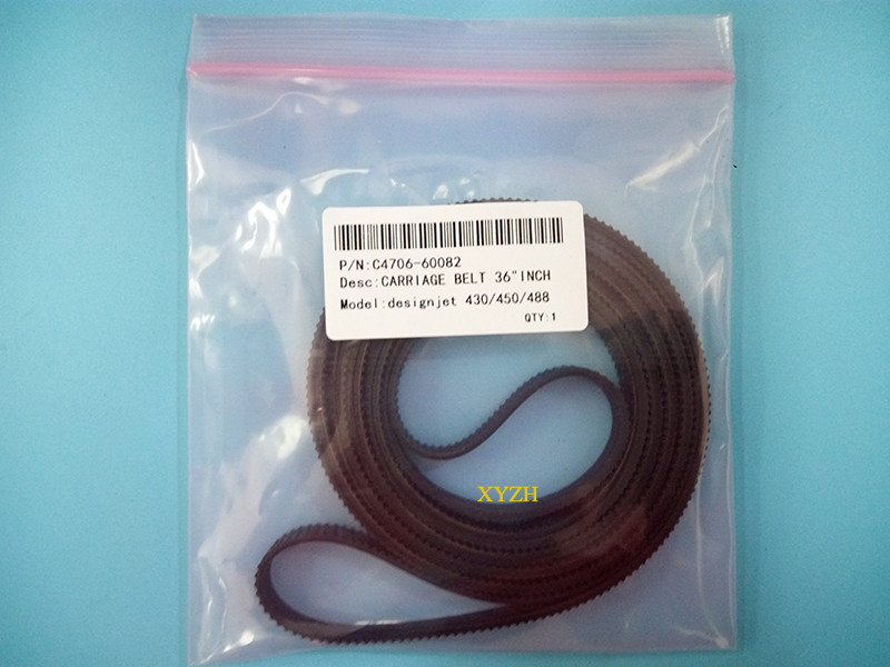 2pcs × C4706-60082 Carriage Belt 36'' HP Designjet 250 330 350 430 450c 455 488