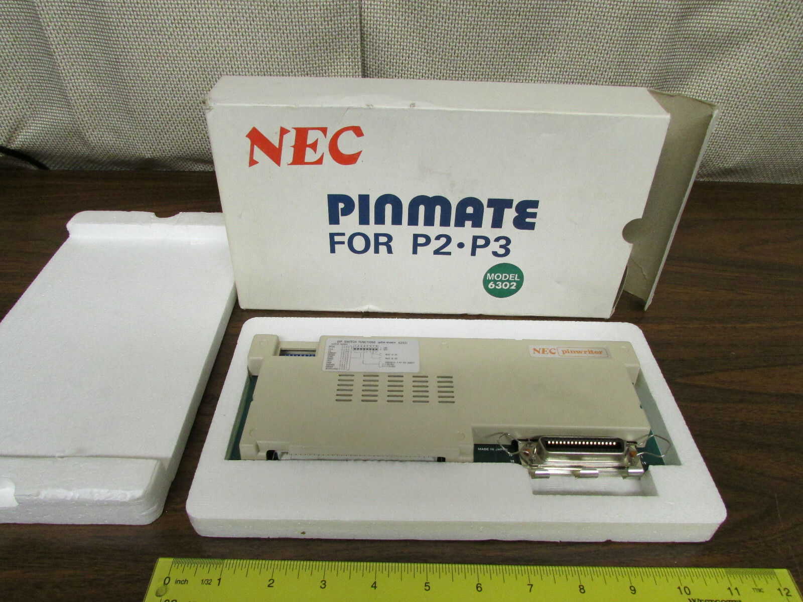 NEC Pinmate Pin Mate for P2-P3 Pinwriter Model 6302 New Old Stock Vintage