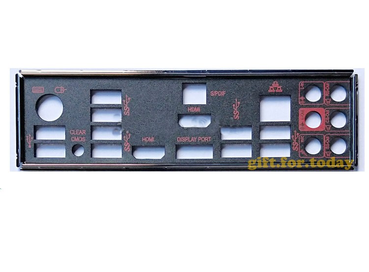 Original For MSI Z97 GAMING 7 Shield I/O IO Rear Baffle Backplate Motherboard