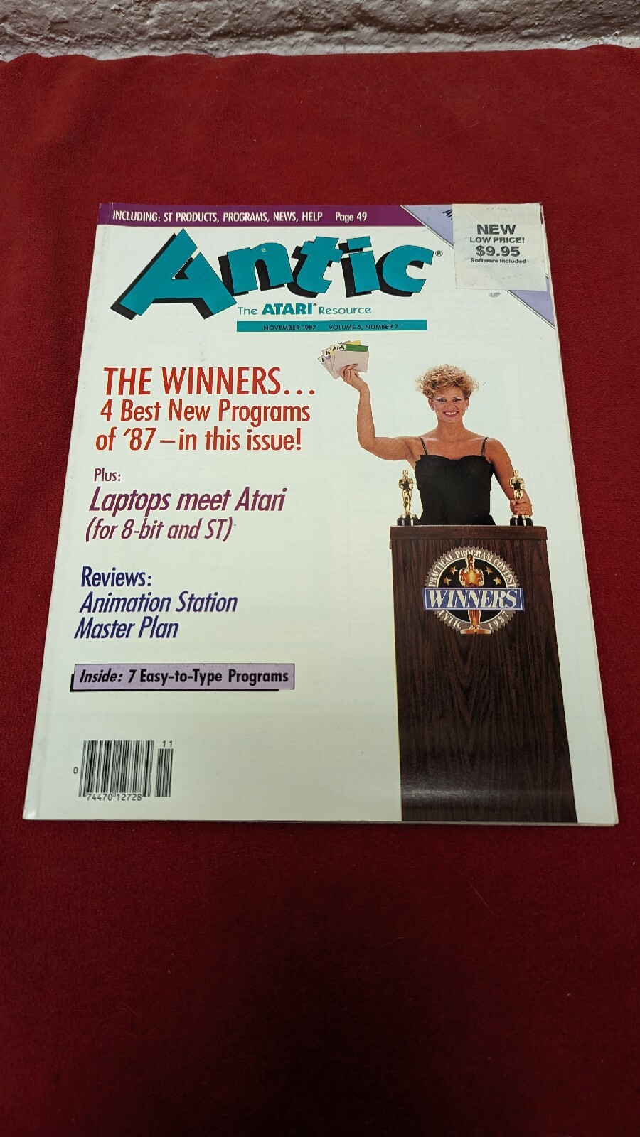 Atari, Antic Magazine, November 1987