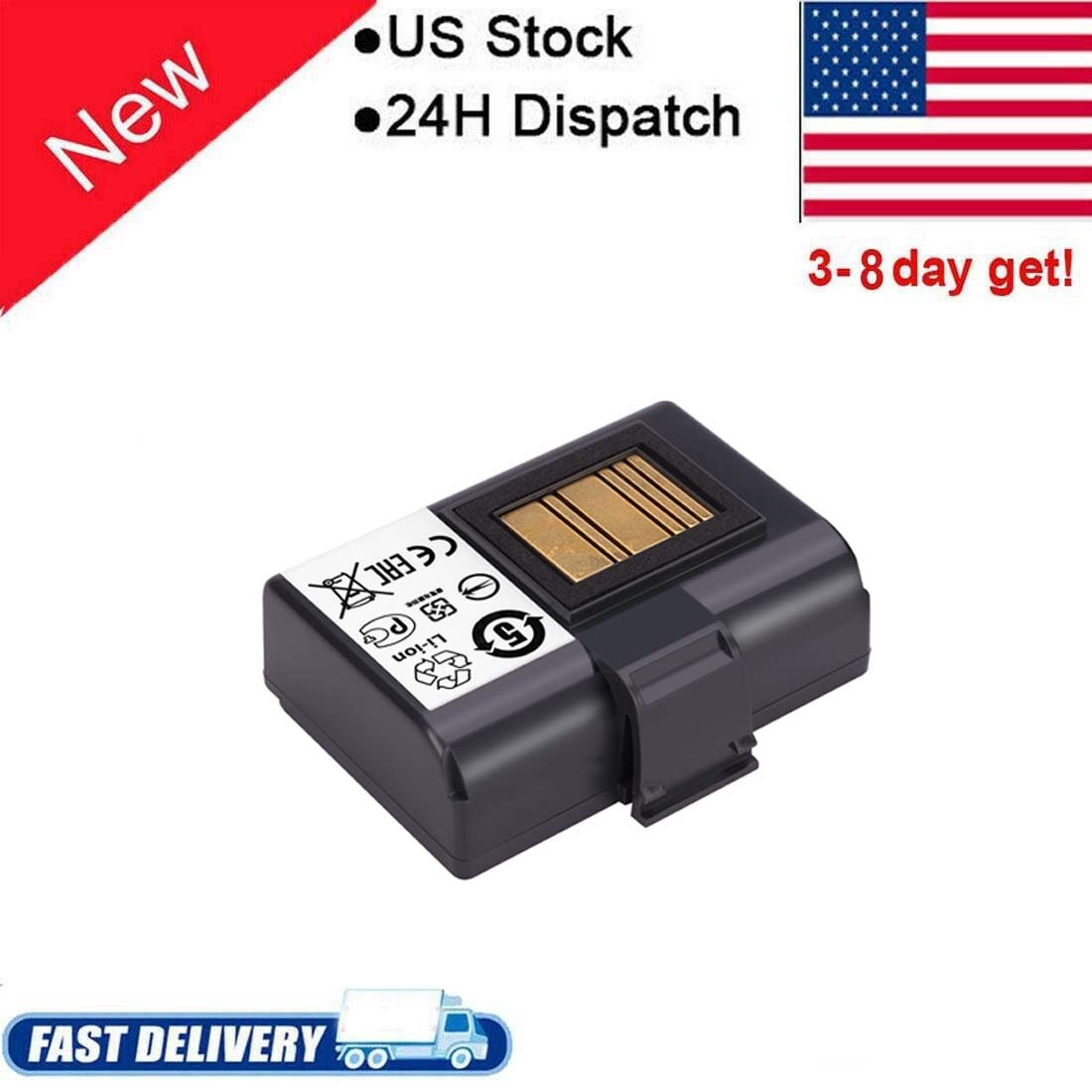 New Battery P1051378 QLN320 For Zebra QLn320HC ZQ521 P1031365-069 P1031365-059