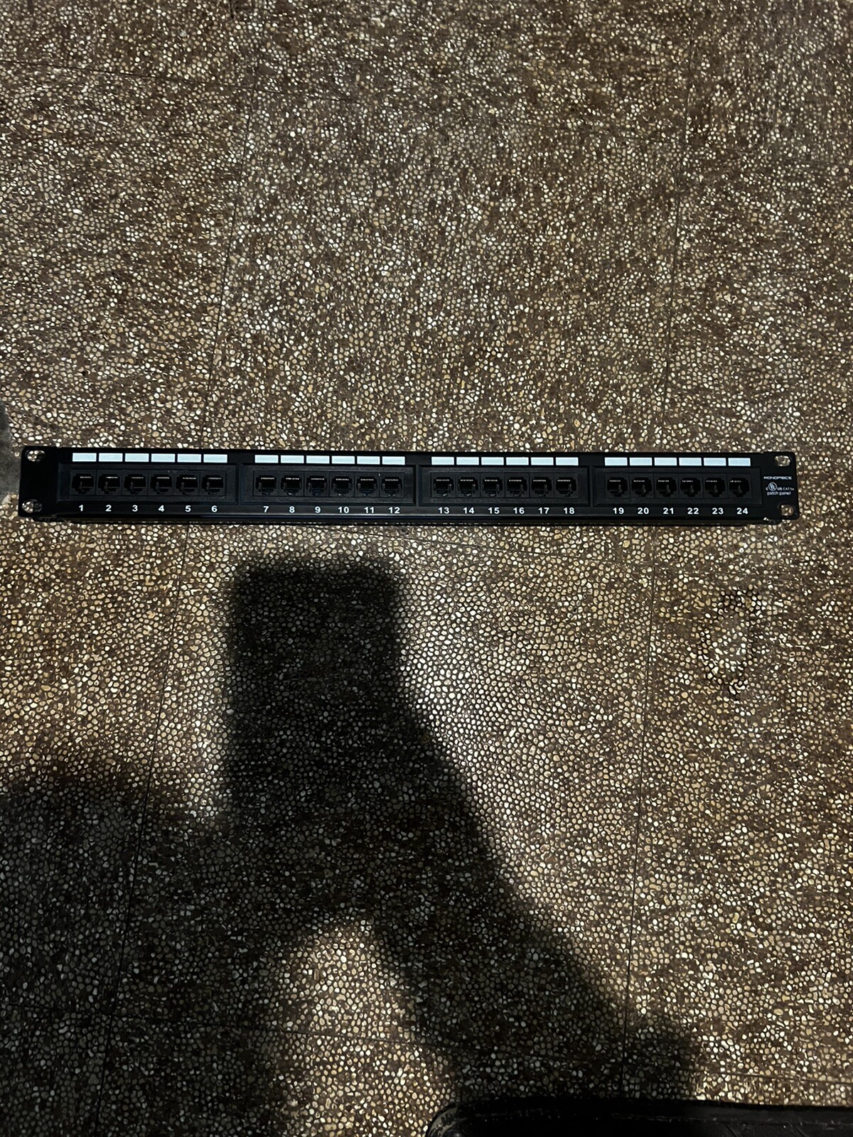 Monoprice 107253 110 Type 24-Port Cat6 Patch Panel