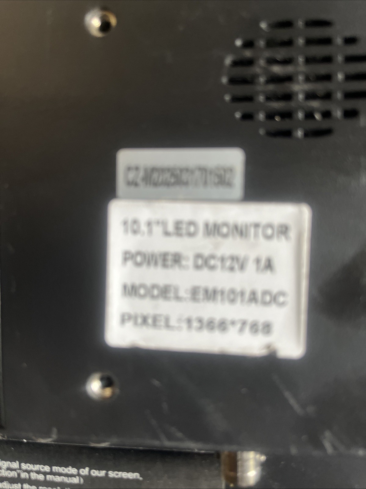 10.1 LED Monitor