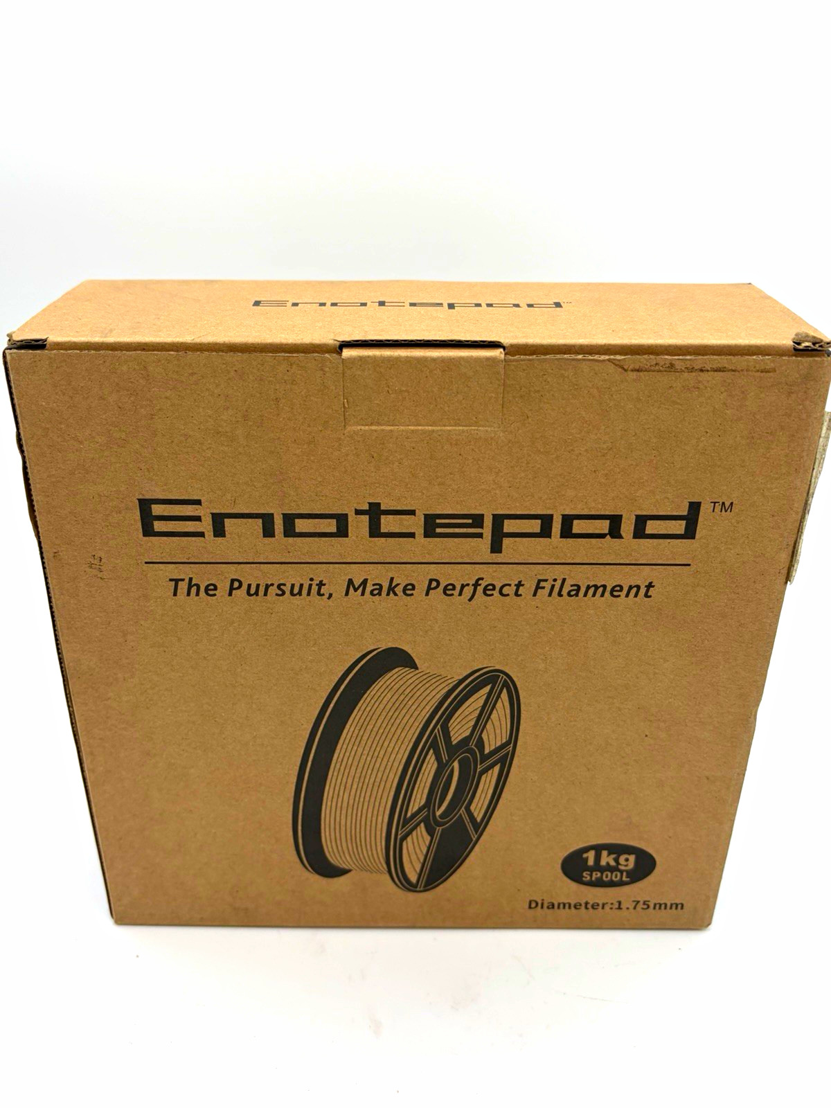 Enotepad Wood Low-Temp 3D Printer Filament 1.75mm 1kg Spool – New Sealed