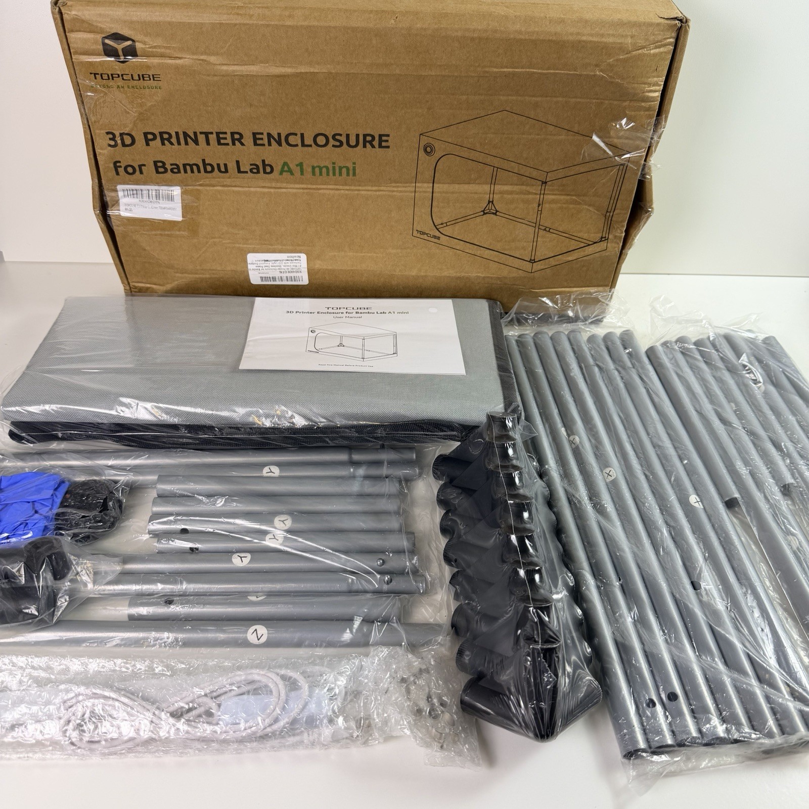 TOPCUBE 3D Printer Enclosure for Bambu Lab A1 Mini Combo