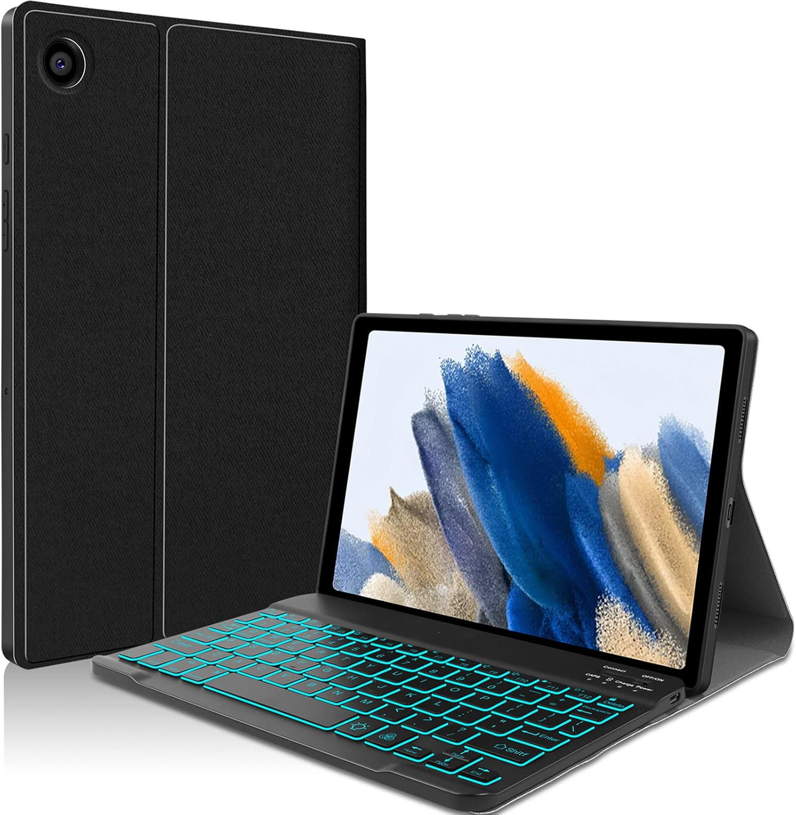 Wireless Keyboard Case for Samsung Galaxy Tab A8 10.5 Inch with Backlit Keyboard