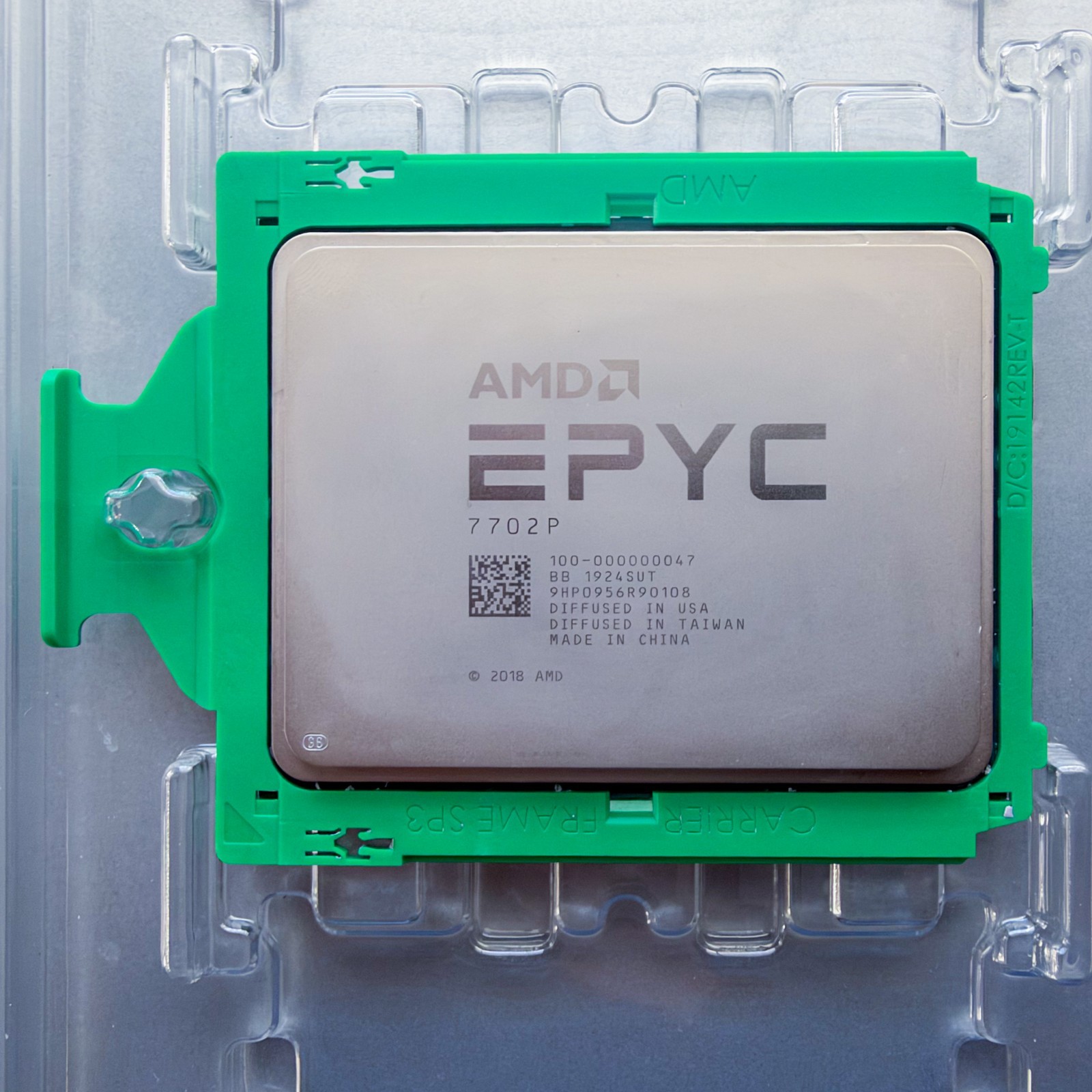 CPU AMD Epyc 7702P 2.0GHz 64-Core 256MB 200W, UNLOCK Processor, AMD Socket SP3