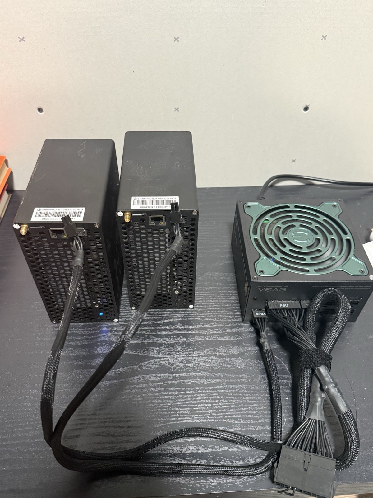 Bundle 2 KD BOX PROS With A EVGA 750 Gold Power Supply. LAN Only, No Wi-Fi.