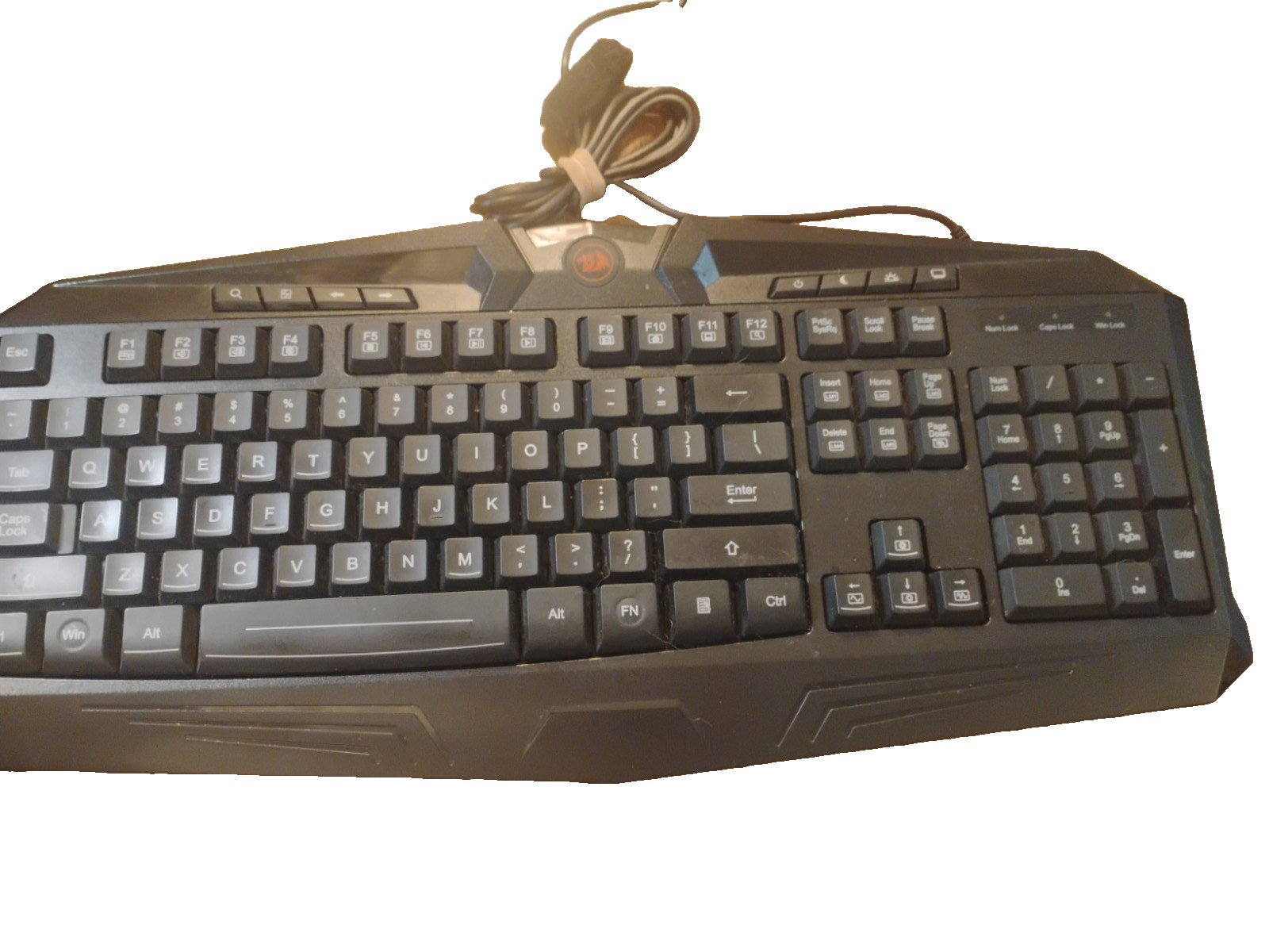 Redragon S101-1 RGB Backlit Wired USB Gaming Keyboard Tested Lights Up Works