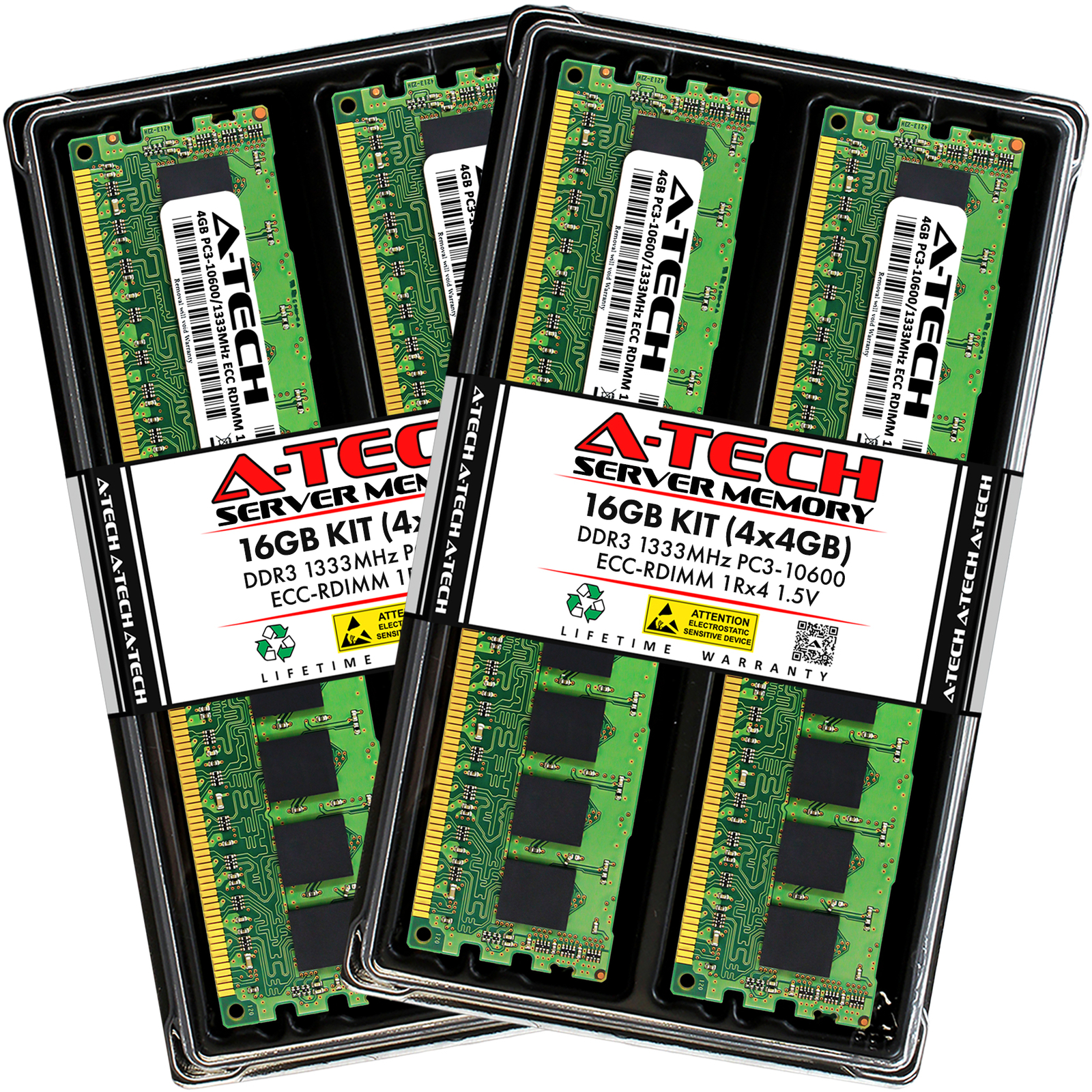 16GB 4x 4GB PC3-10600R RDIMM IBM x3650 M4 Type 7915 Memory RAM