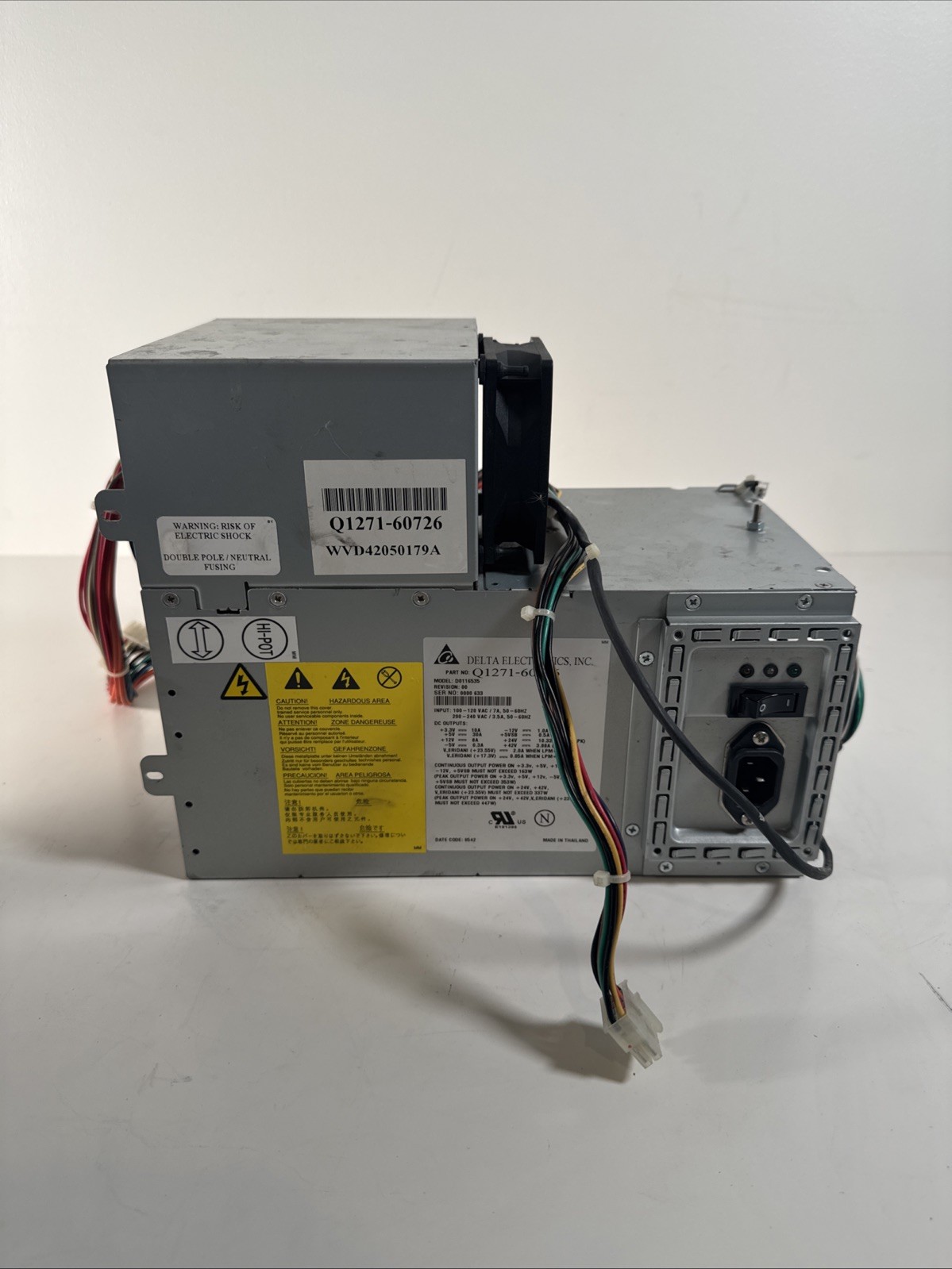 HP Designjet Delta Electronics  Power Supply Q1271-60726 D0116536