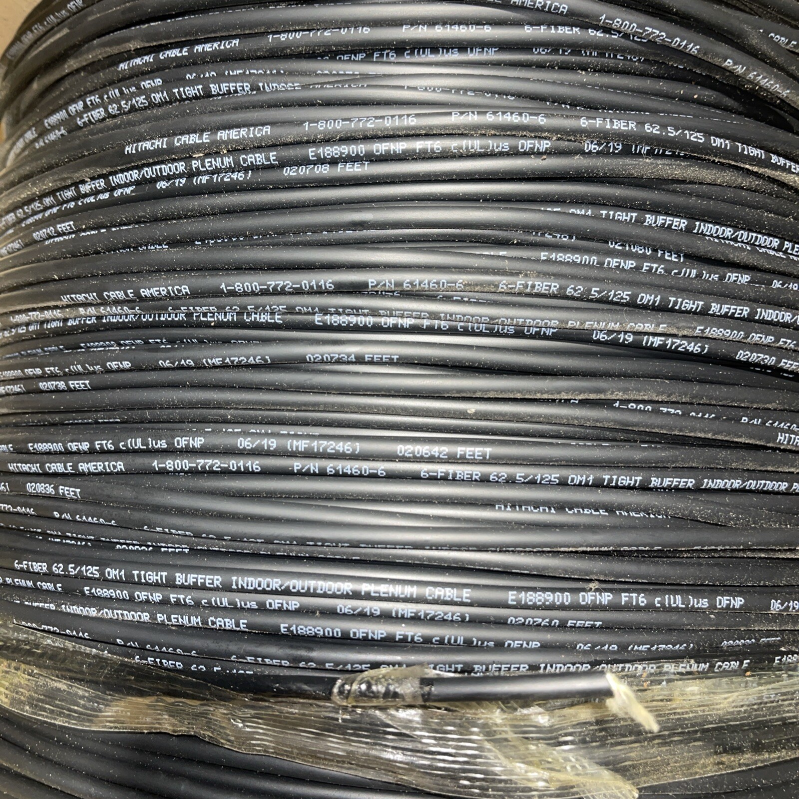 Hitachi 61460-6 Fiber Optic Cable - Per 5ft