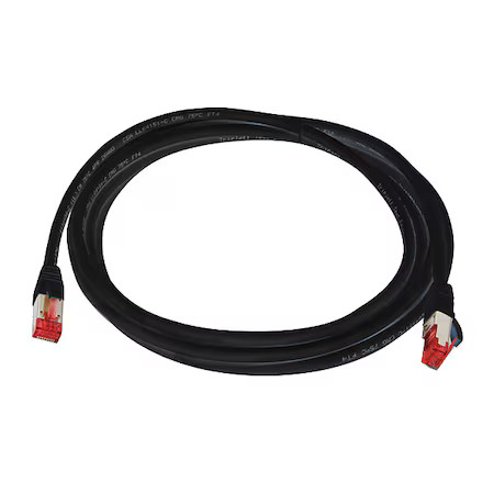 Triplett Cat6a-10Bk Voice And Data Patch Cable, 6A, 10 Gbps
