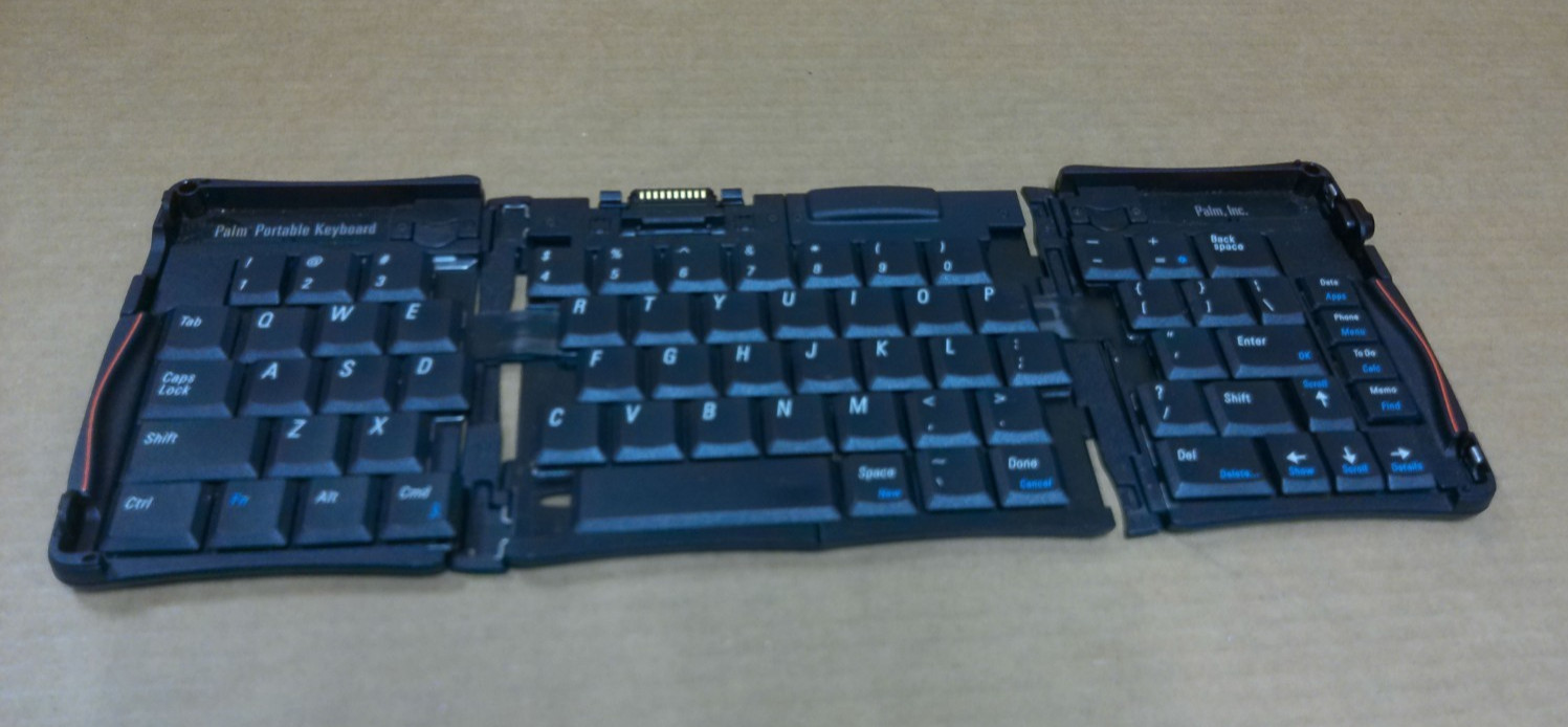 Palm Portable Folding Keyboard P5-1 W/case Think Outside Untested