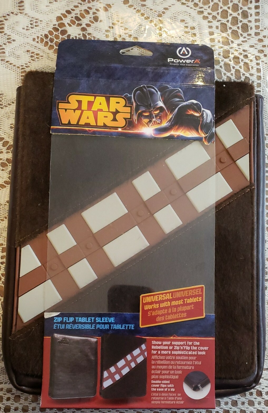Star Wars Chewbacca Furry Zip Flip Tablet Sleeve Case for Universal Tablet iPad