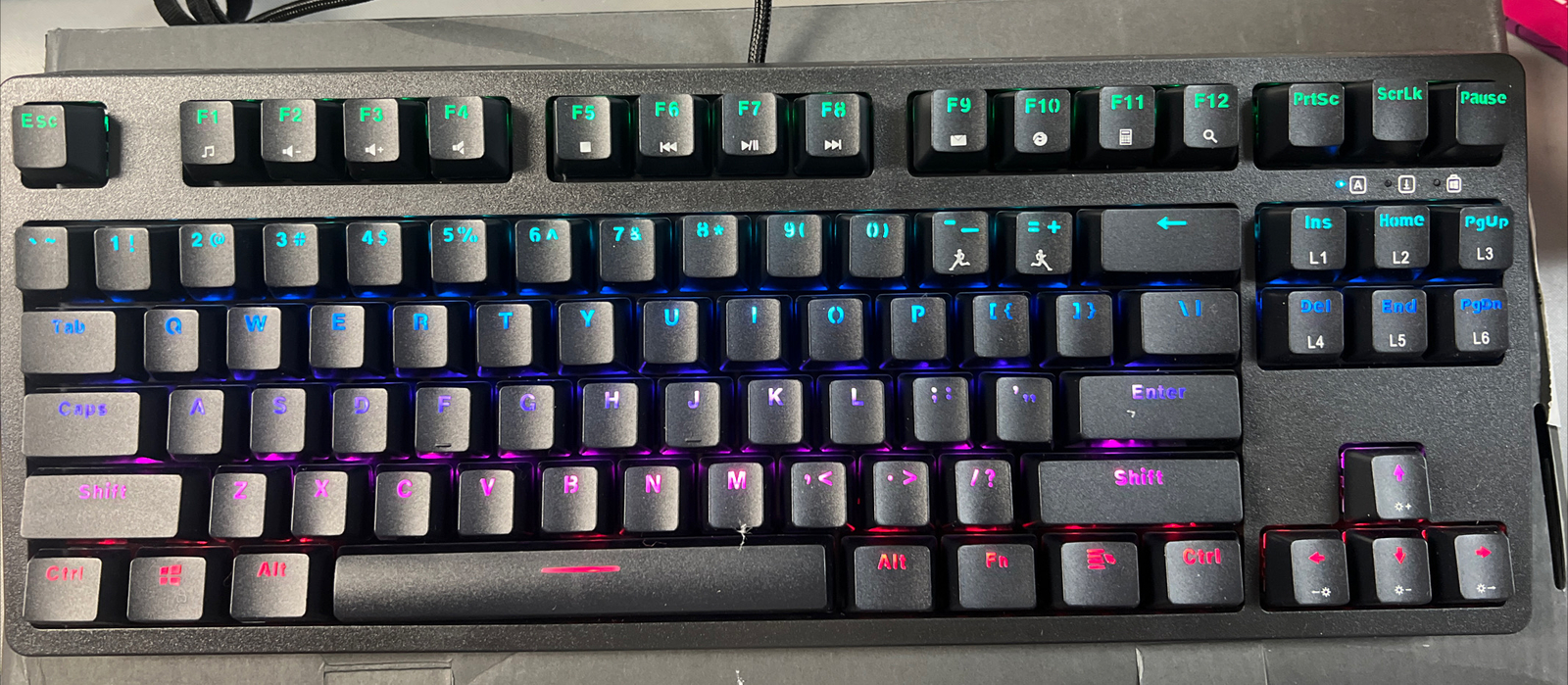 AUKEY TKL Mechanical Gaming Keyboard KM-G14 *Read*