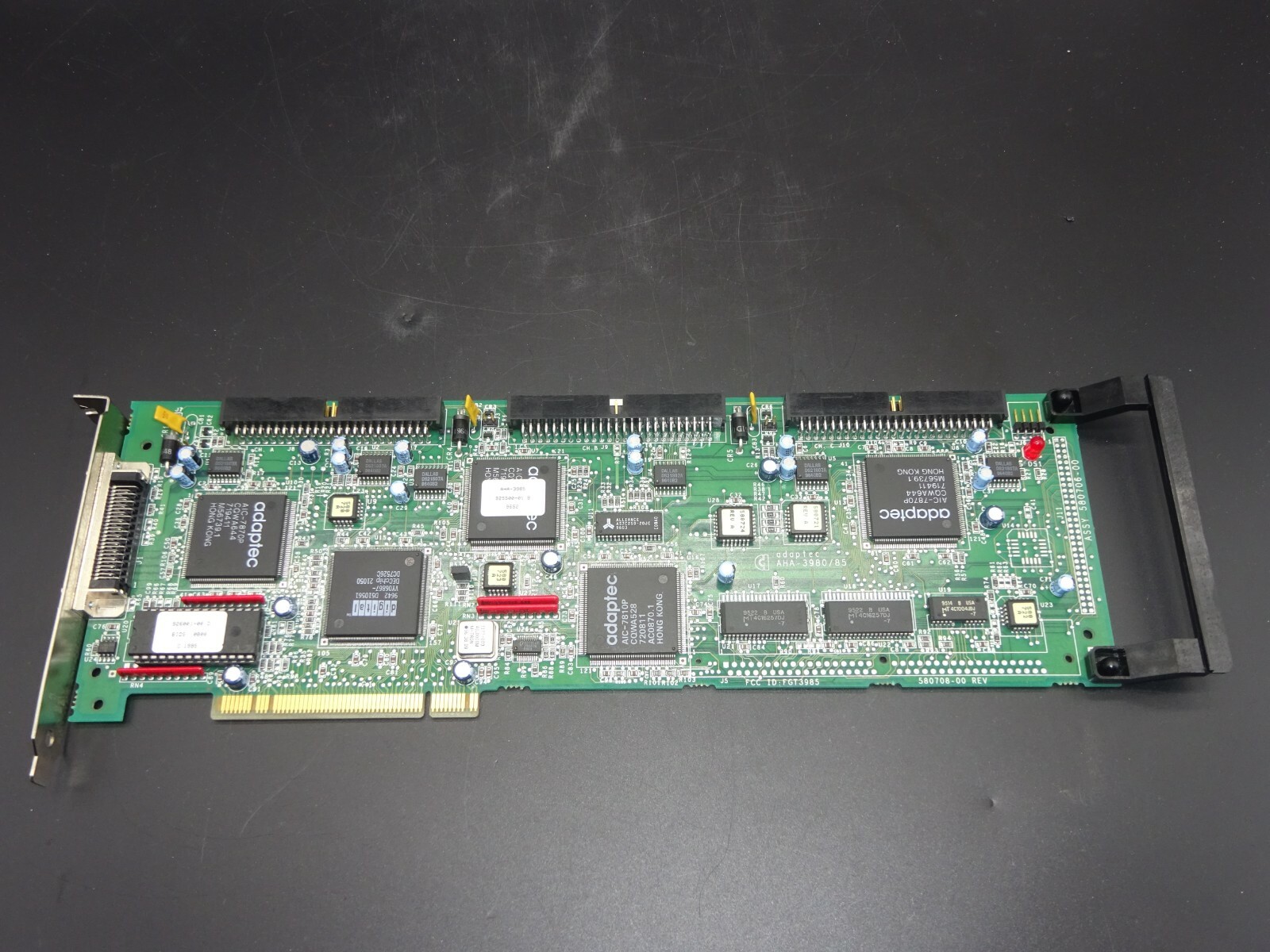 ADAPTEC AHA-3980/85 3x IDE INTERNAL 1x SCSI EXTERNAL PCI RAID CONTROLLER CARD#M1935