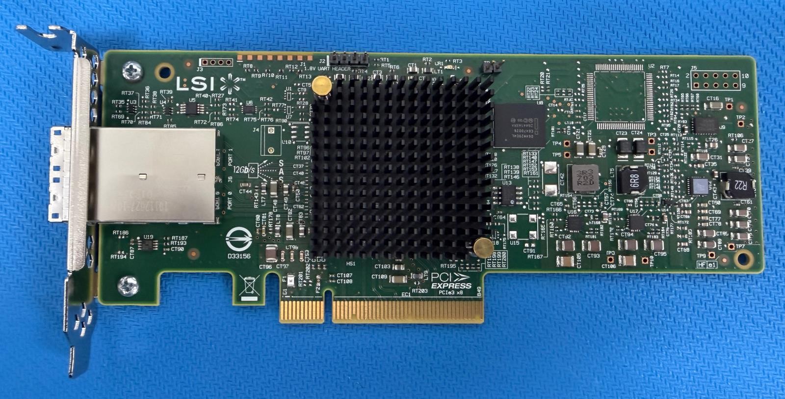 LSI Logic 8-Port 12GB/S SATA SAS HBA SAS9300-8E Oracle 25460 7085208 Low Profile