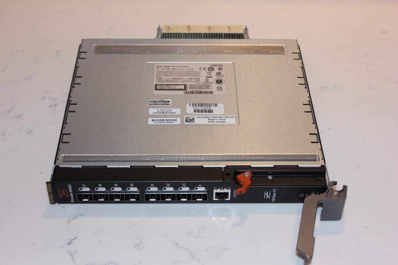 Dell Brocade M6505 16GBPS 24P Fibre Channel Switch (1K4W5)
