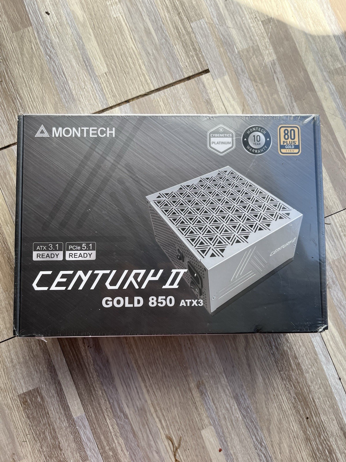 MONTECH Century II Gold 850W ATX 3.1 PCIe 5.1 Modular White PSU 12VHPWR