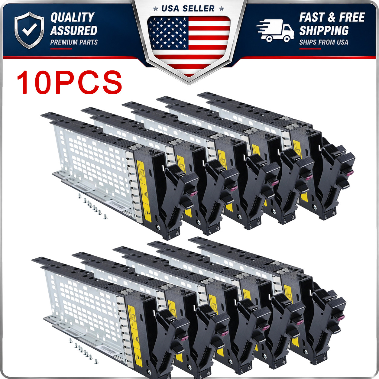 10PCS 2.5" SFF HDD SSD Tray Caddy P14405-001 for HPE MSA 1060 2040 2060 Carrier
