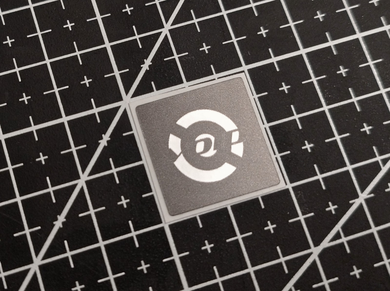 5 x Black & Silver Void Linux Stickers For The Computer Case