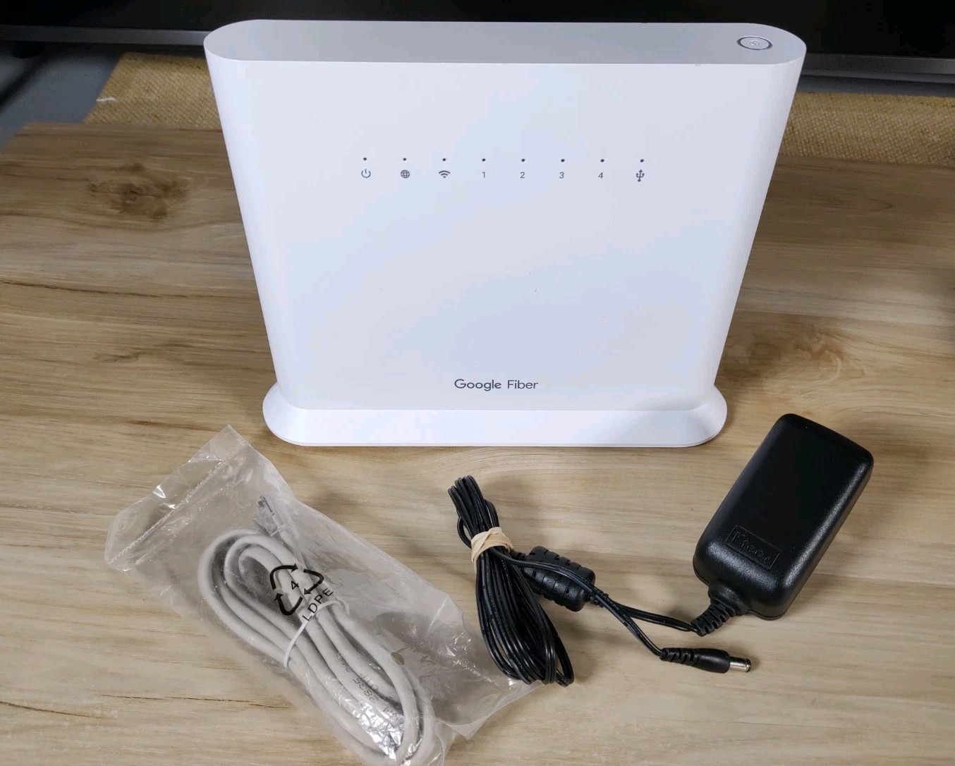 Google Fiber WiFi 6 Router Bundled With Power Supply - Model GRAX210T ✅