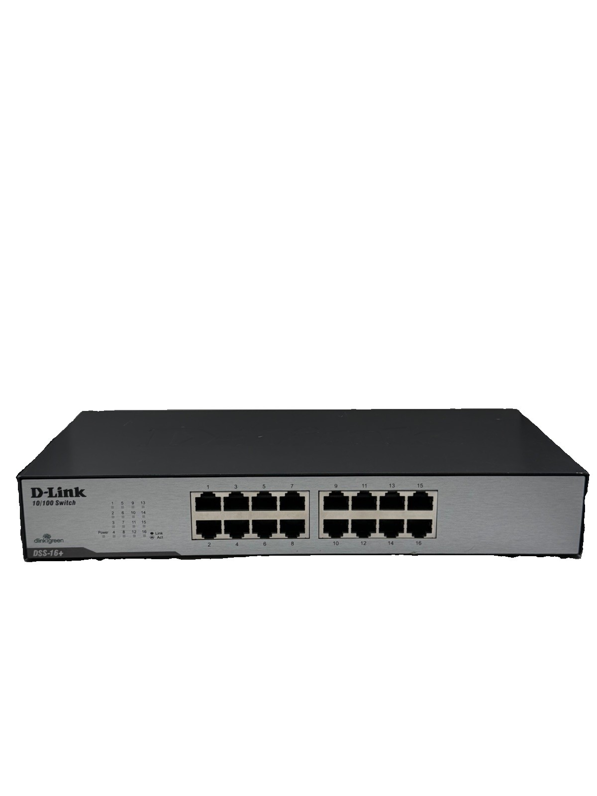 D-Link DSS-DSS16+ 16-Port Rack-Mountable Switch *Tested Working*