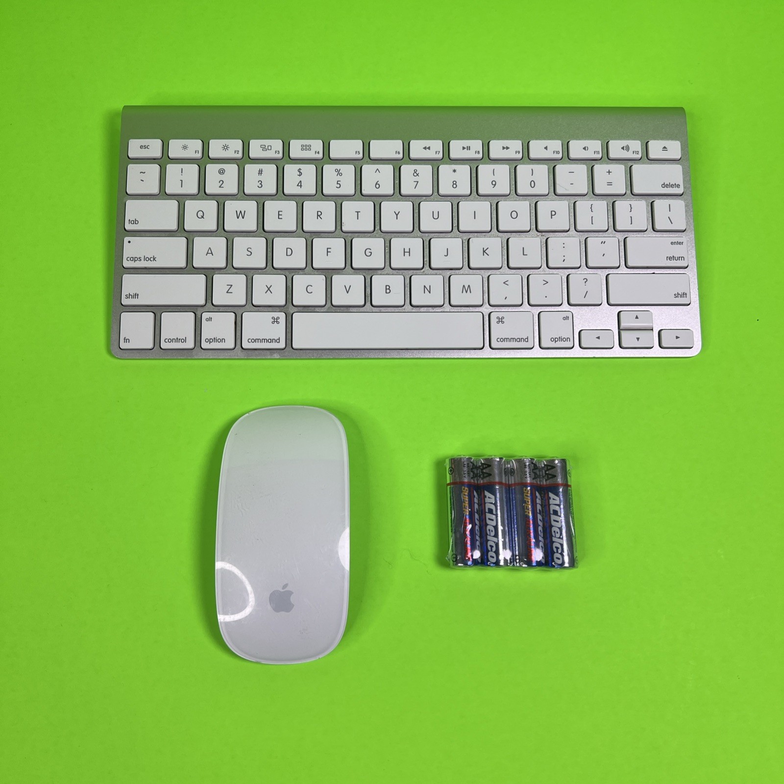 Genuine Apple A1314 Keyboard & A1296 Apple Mouse Wireless Bluetooth - SAME DAY
