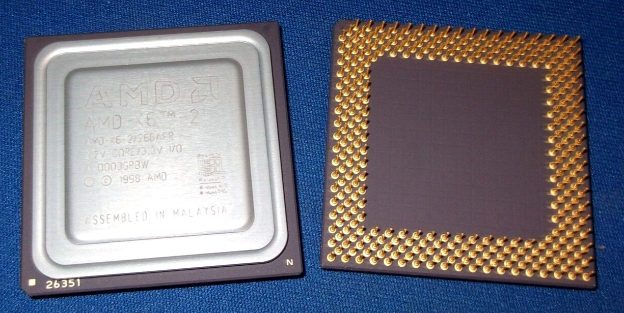 K6-2/266AFR AMD New COLLECTIBLE CPU K-6 266MHZ LAST ONES ORIG PKG QTY-1