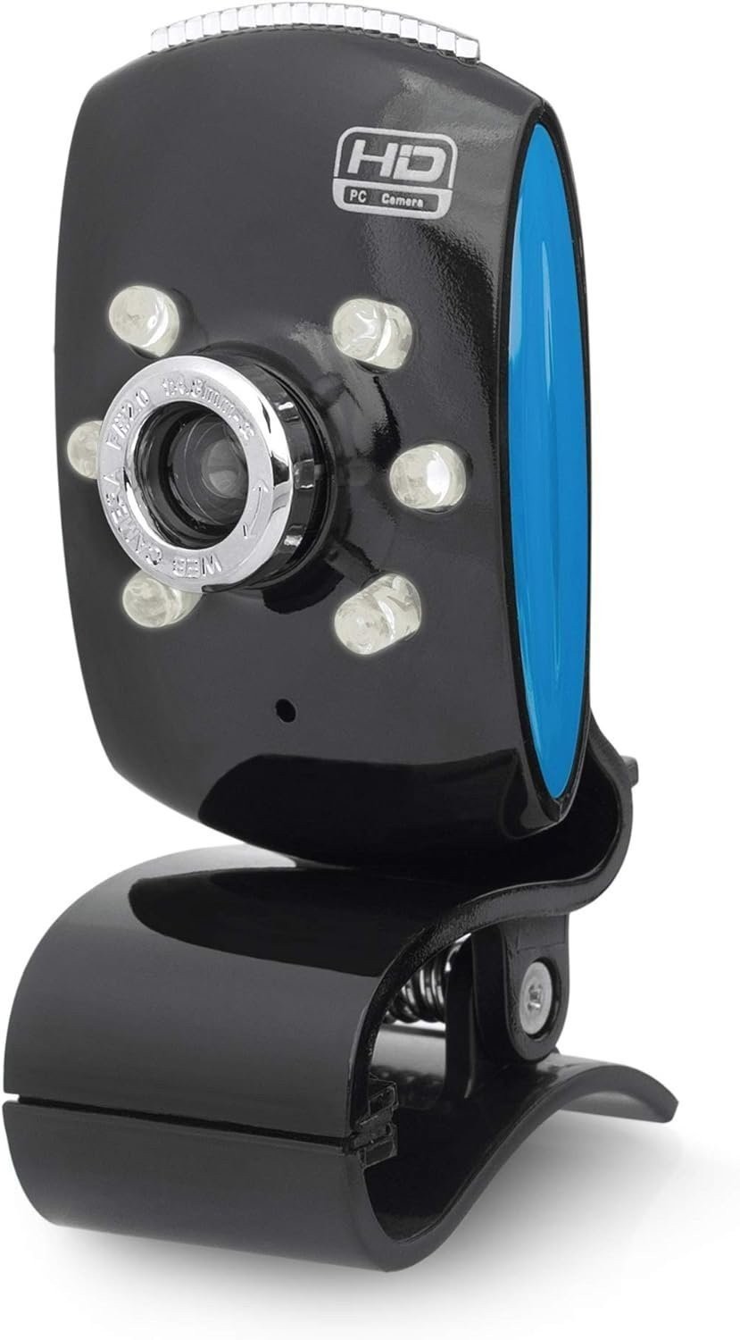 Digital Innovations Chat Cam 32343 Webcam with Microphone and LED Lighting