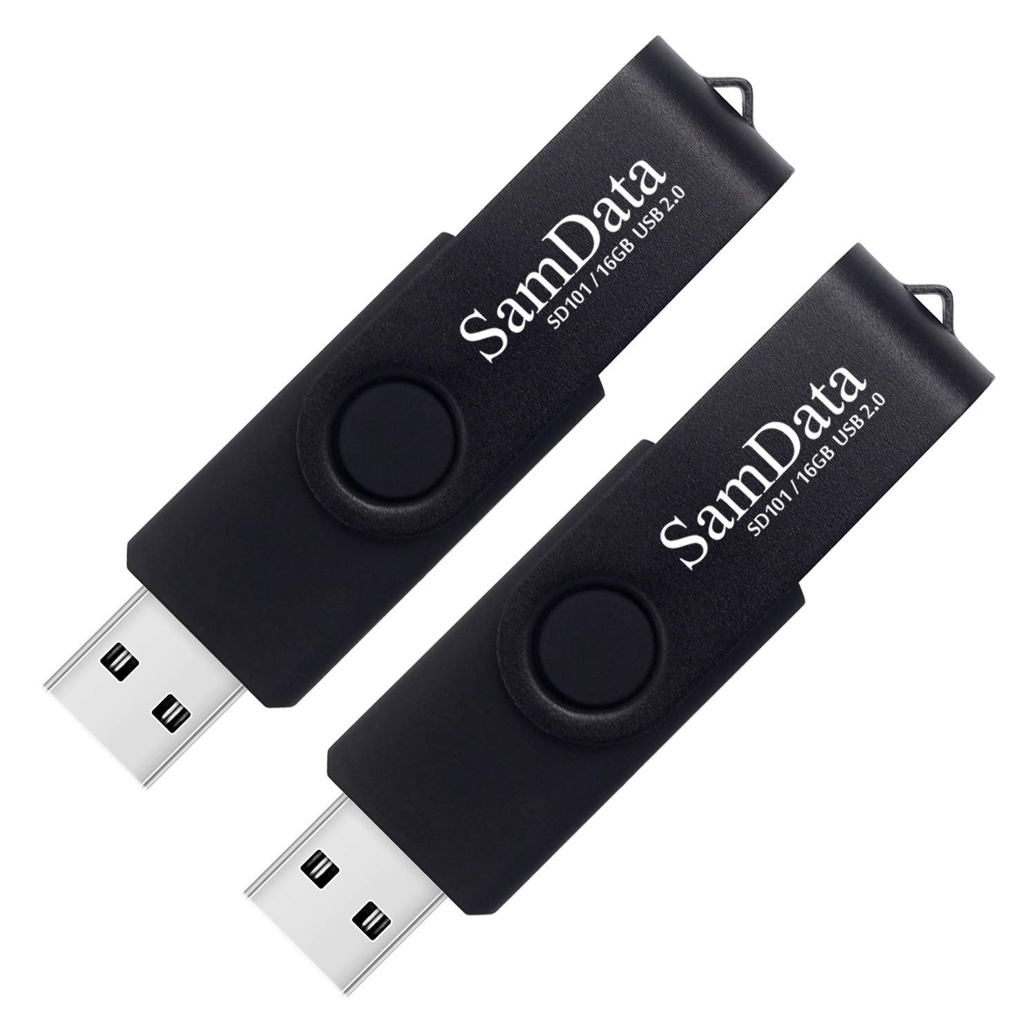 SamData 64GB USB Flash Drive 2 Pack Thumb Drive Memory Stick LED
