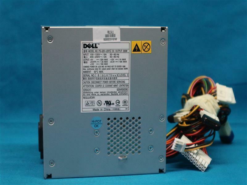 Dell PS-5251-2DFS PS52512DFS Power Supply 250W