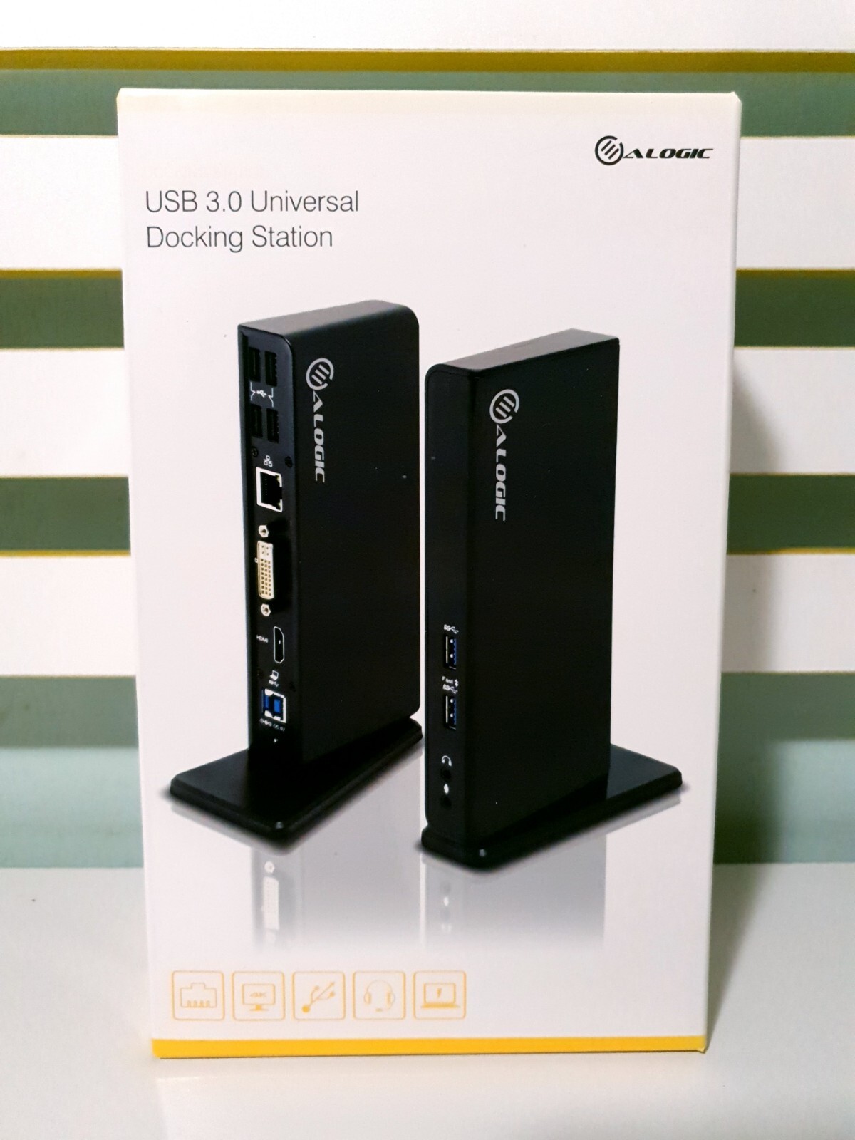 Alogic USB 3.0 Universal Docking Station USB3DHDS Powered Dock Sealed
