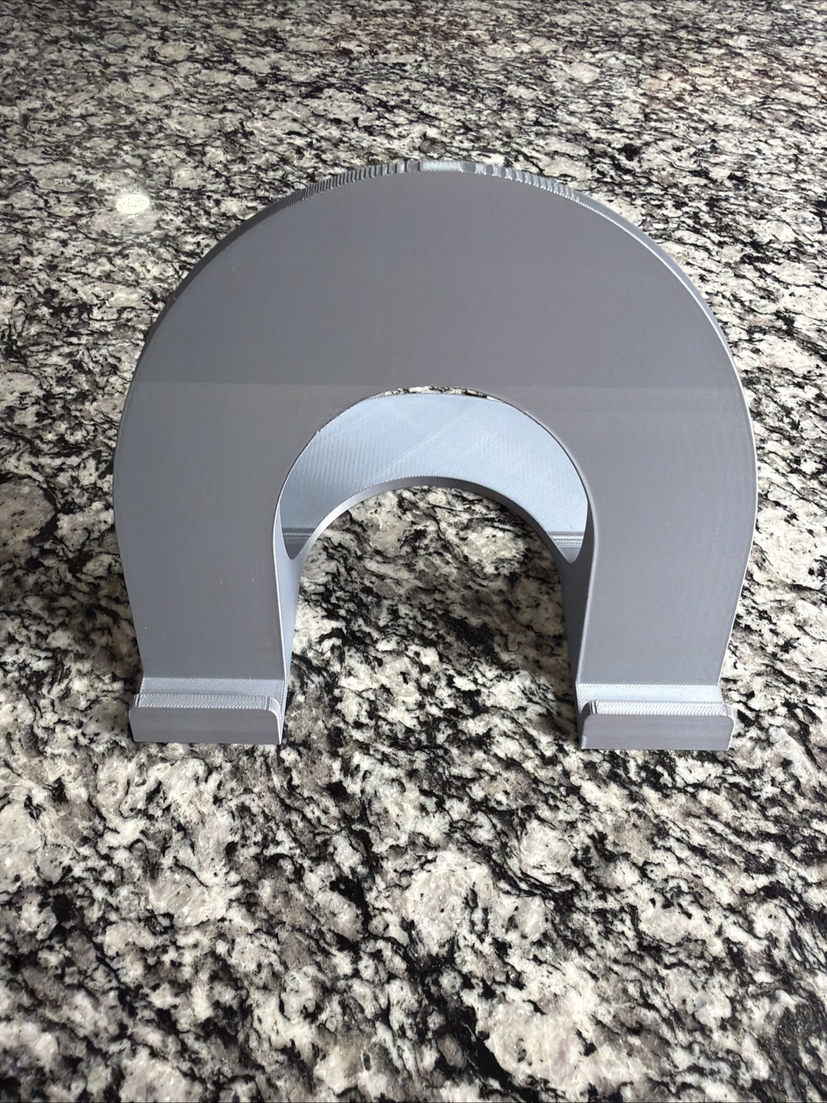 Gray 3D Printed iPad Stand
