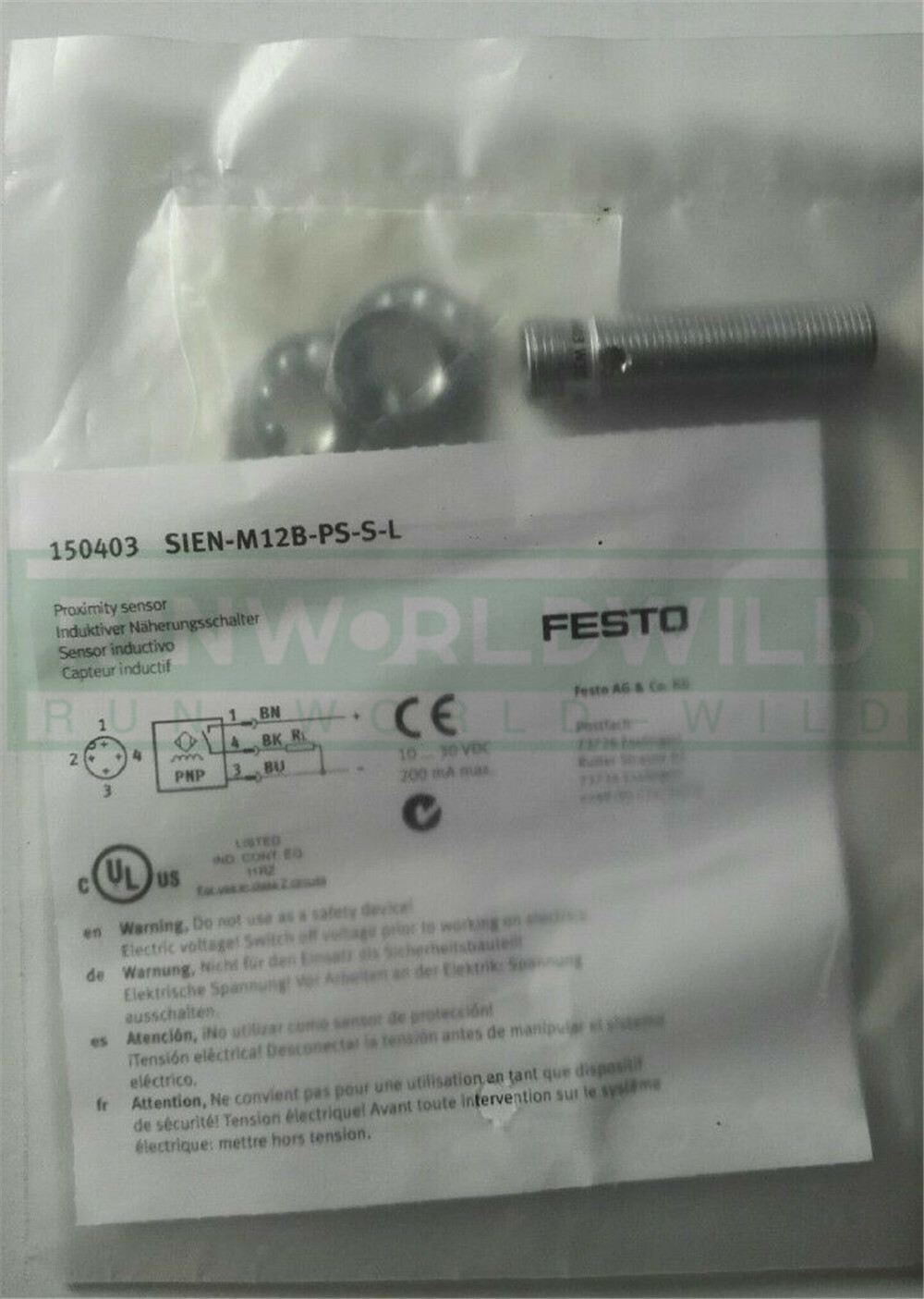 1PCS New For Festo SIEN-M12B-PS-S-L 150403 Proximity Sensor
