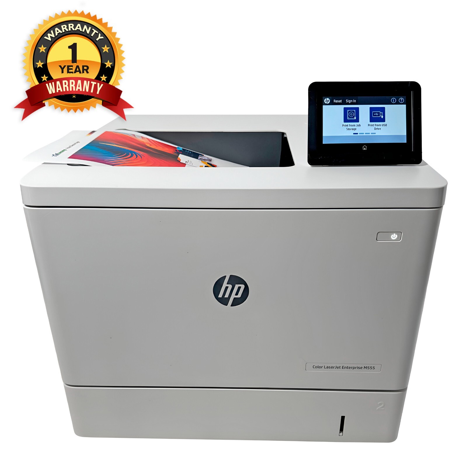 HP Color LaserJet Enterprise M555dn Network Laser Printer🥇Expertly Serviced