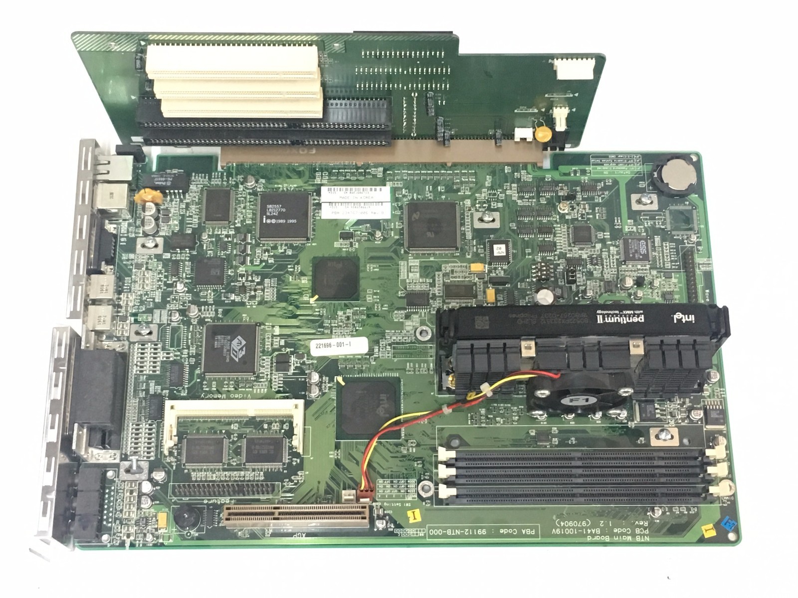 Tekram P6l40-a4 Motherboard w/ Intel P2 CPU
