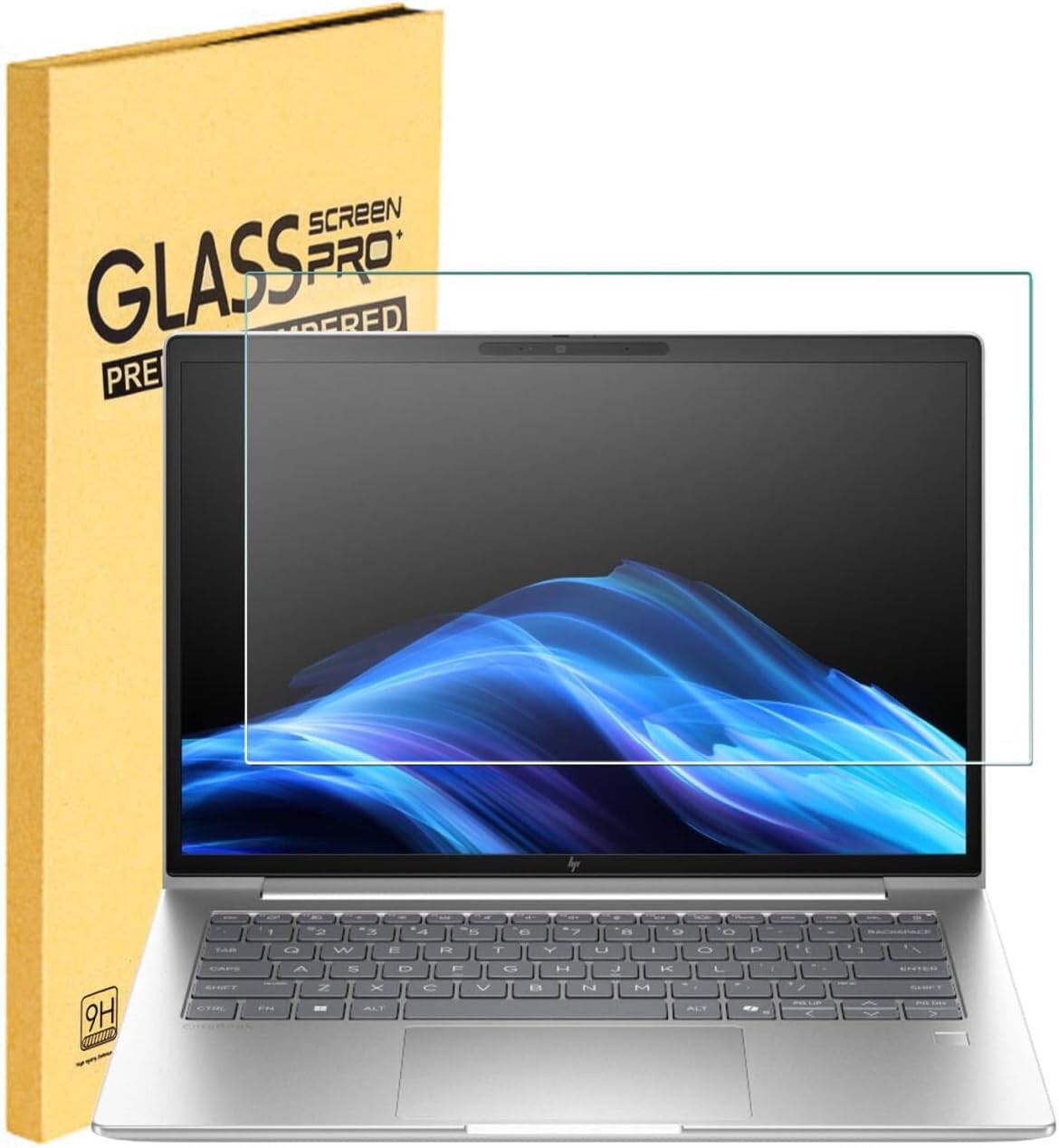 Tempered Glass Screen Protector for HP OmniBook 3 16 & 5 16, Ultra Clear, 9H Har